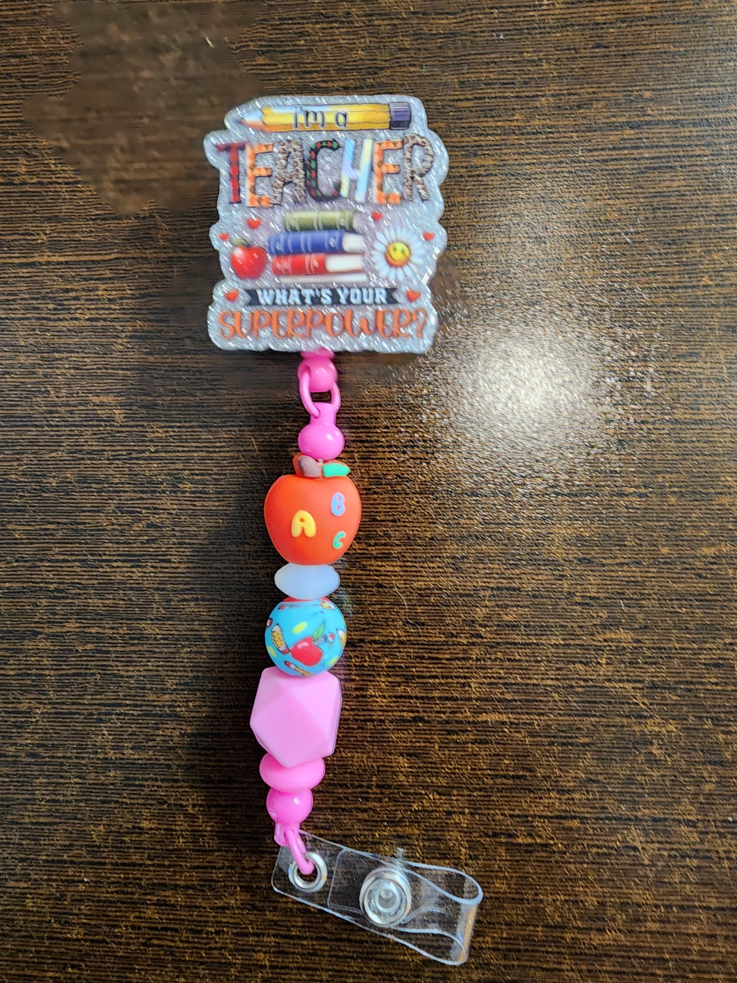 Beaded and Acrylic Badge Reels