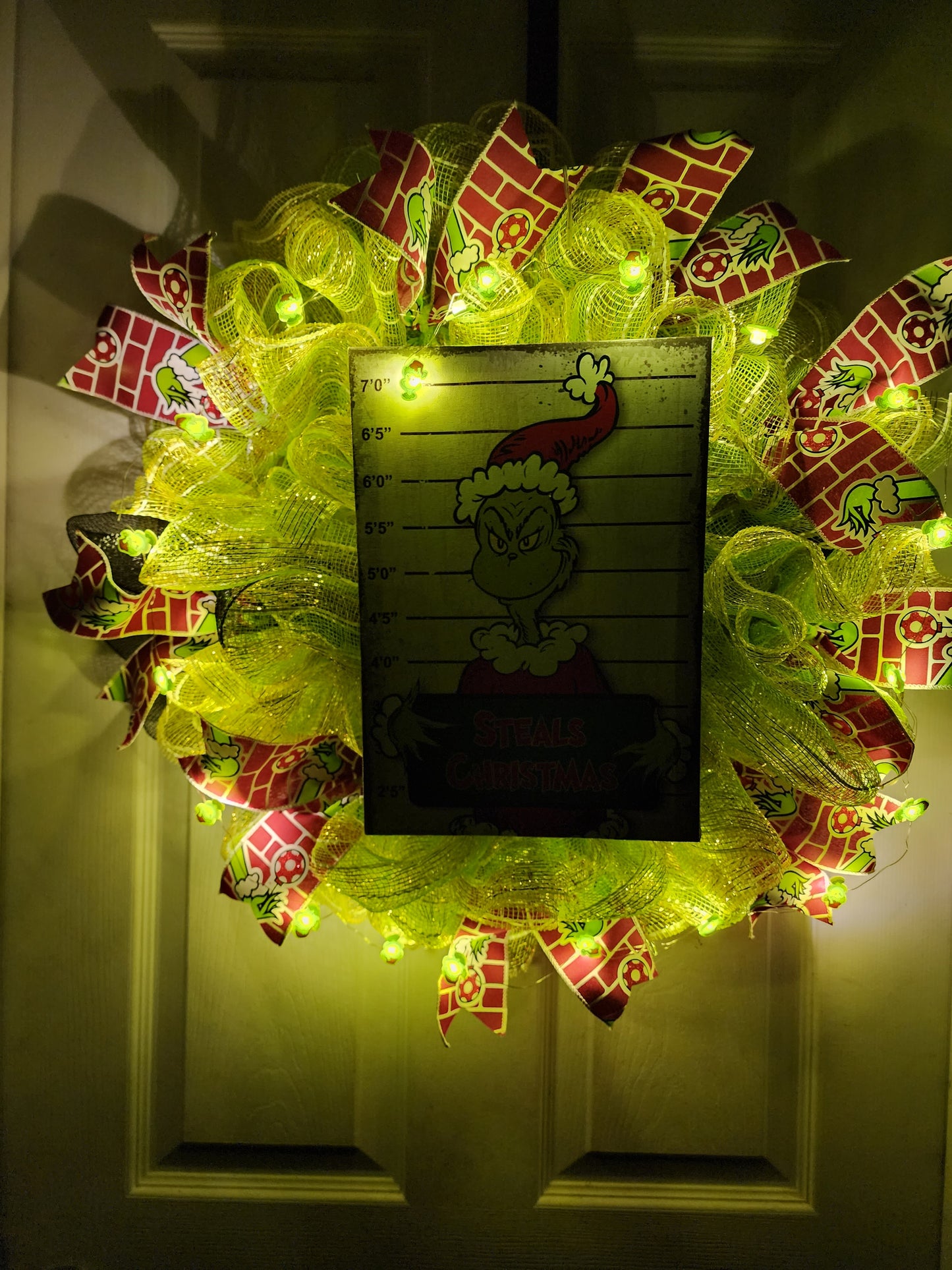 Monster Christmas Wreath