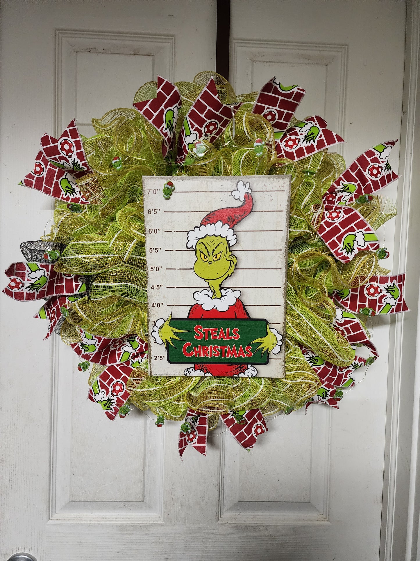 Monster Christmas Wreath