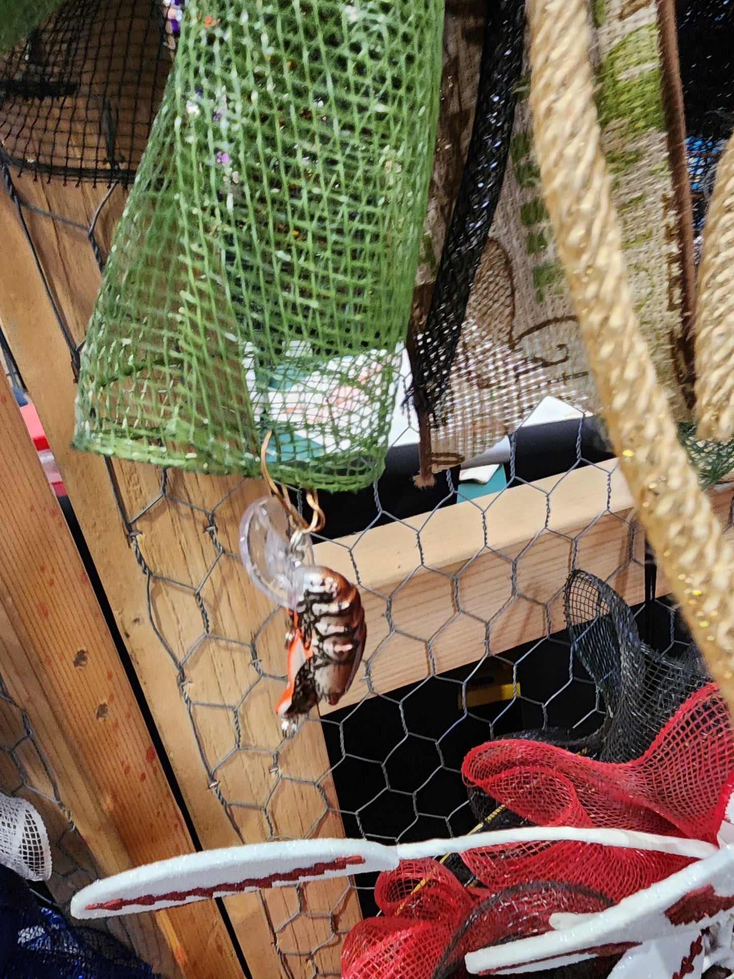 If I'm Missing I've Gone Fishing Wreath