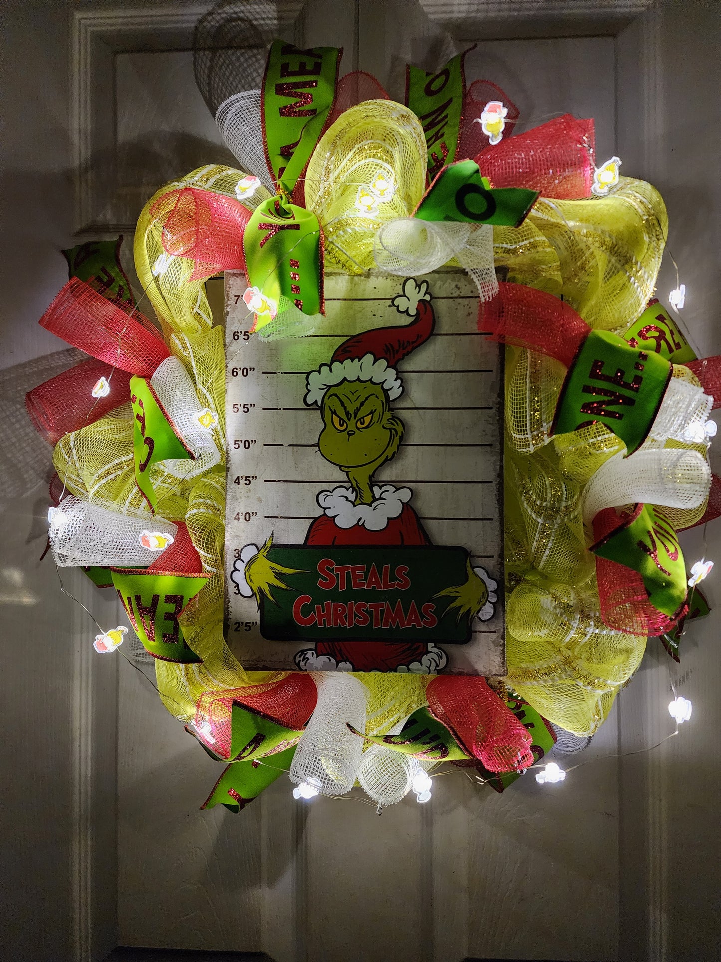 Monster Mug Shot on Square Frame