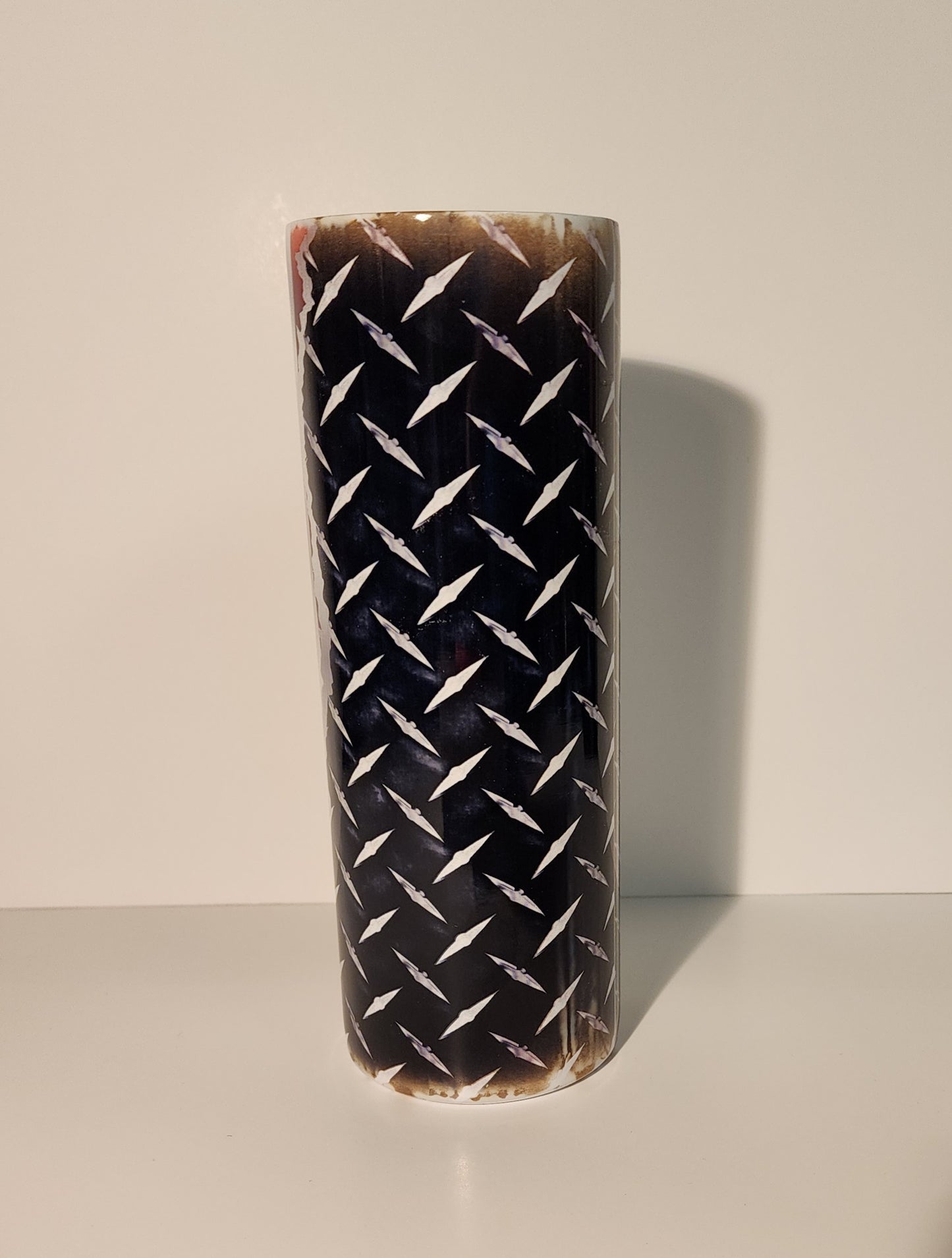 Chrome Ragged Flag Tumbler