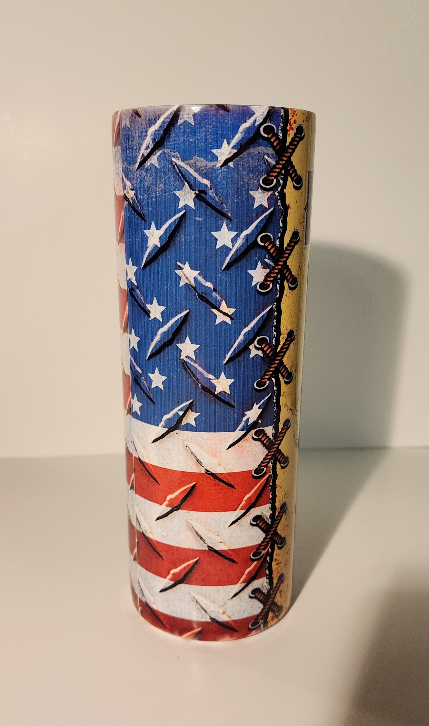 Don't Tread on Me" Gadsden Flag & American Steel Tumbler