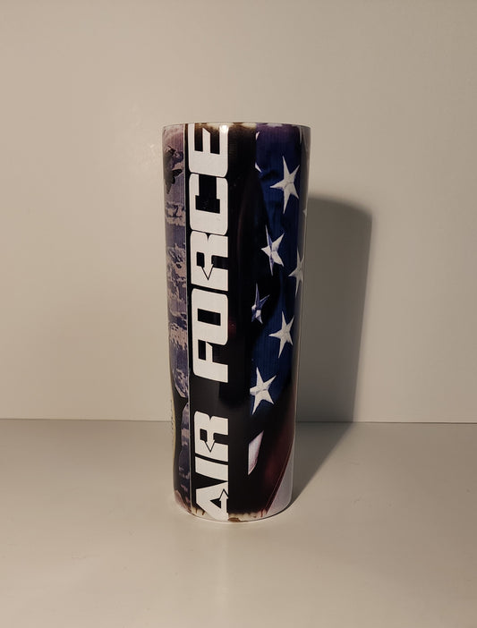 Dark Blue 8-U.S. Air Force Patriotic Tumbler