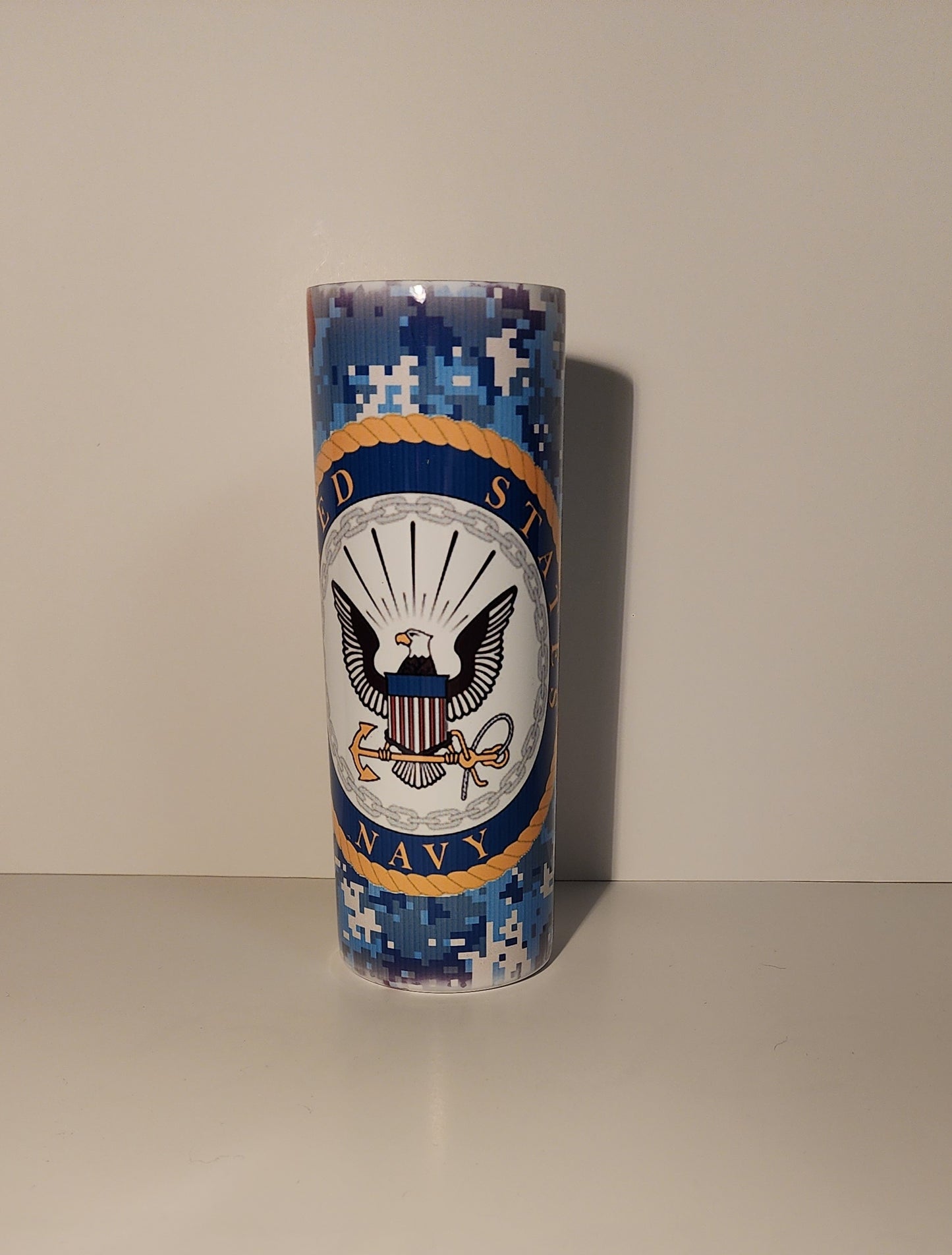U.S. Navy Patriotic Design Tumbler