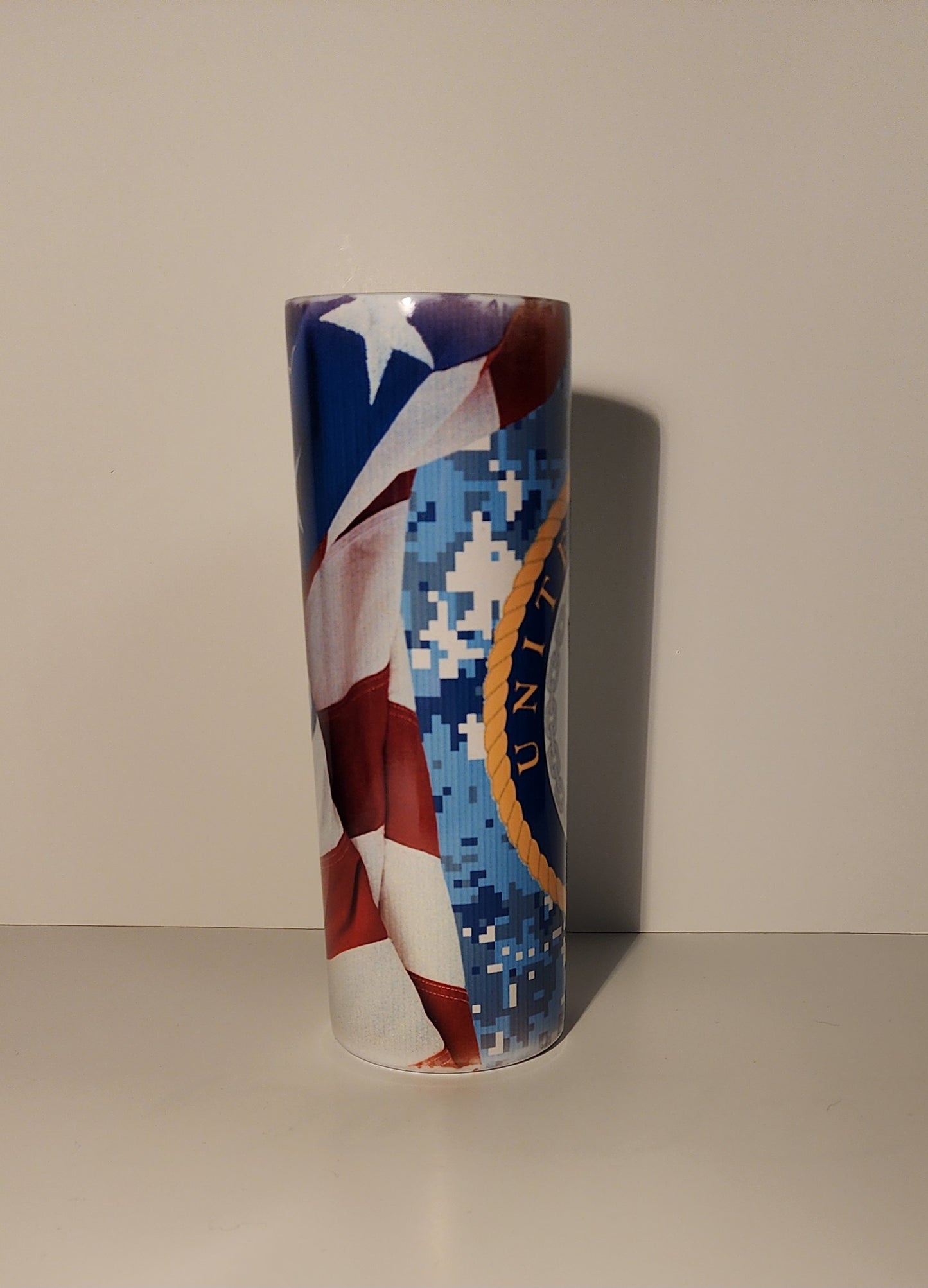 U.S. Navy Patriotic Design Tumbler