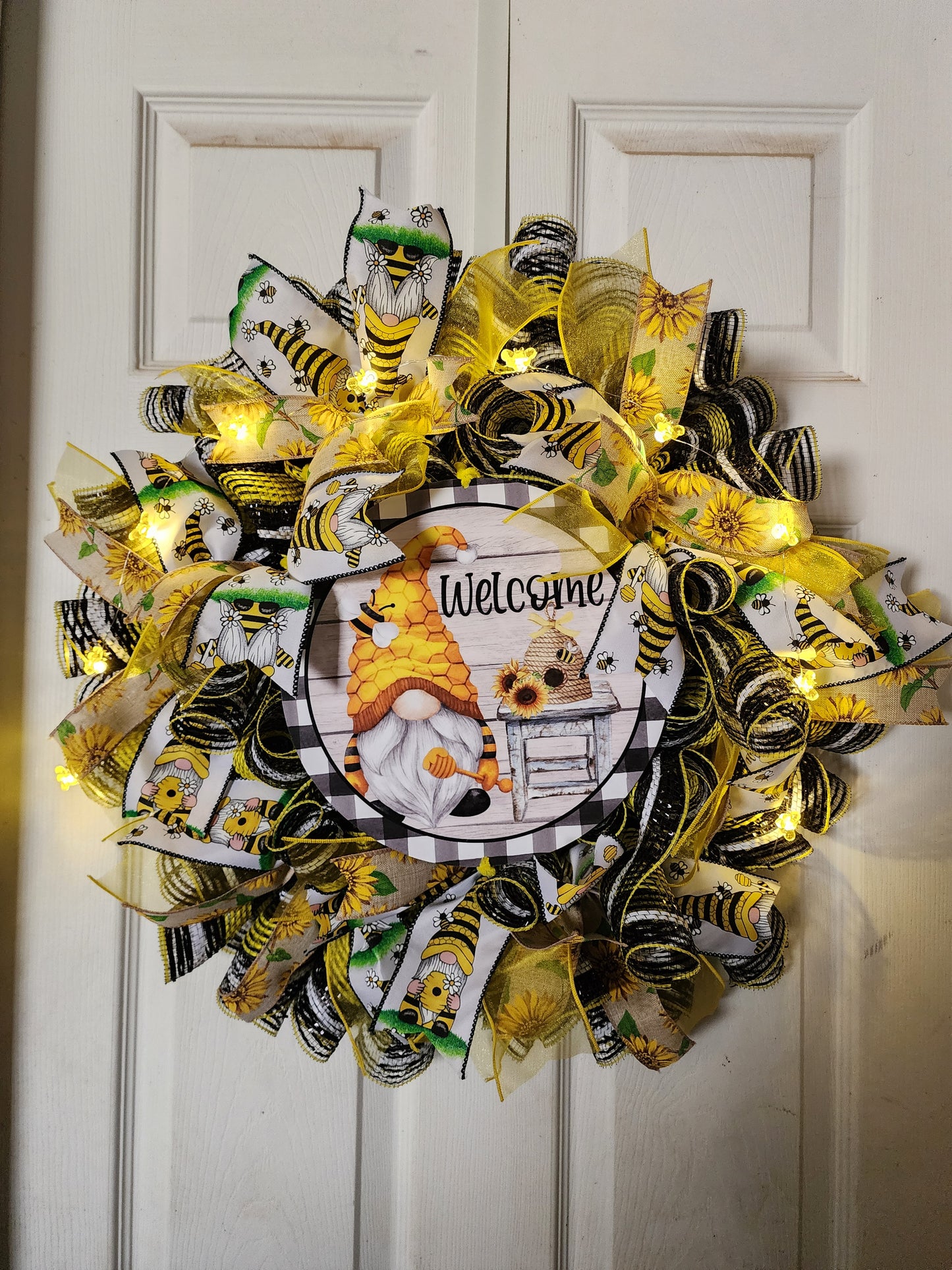 Welcome Gnome Wreath