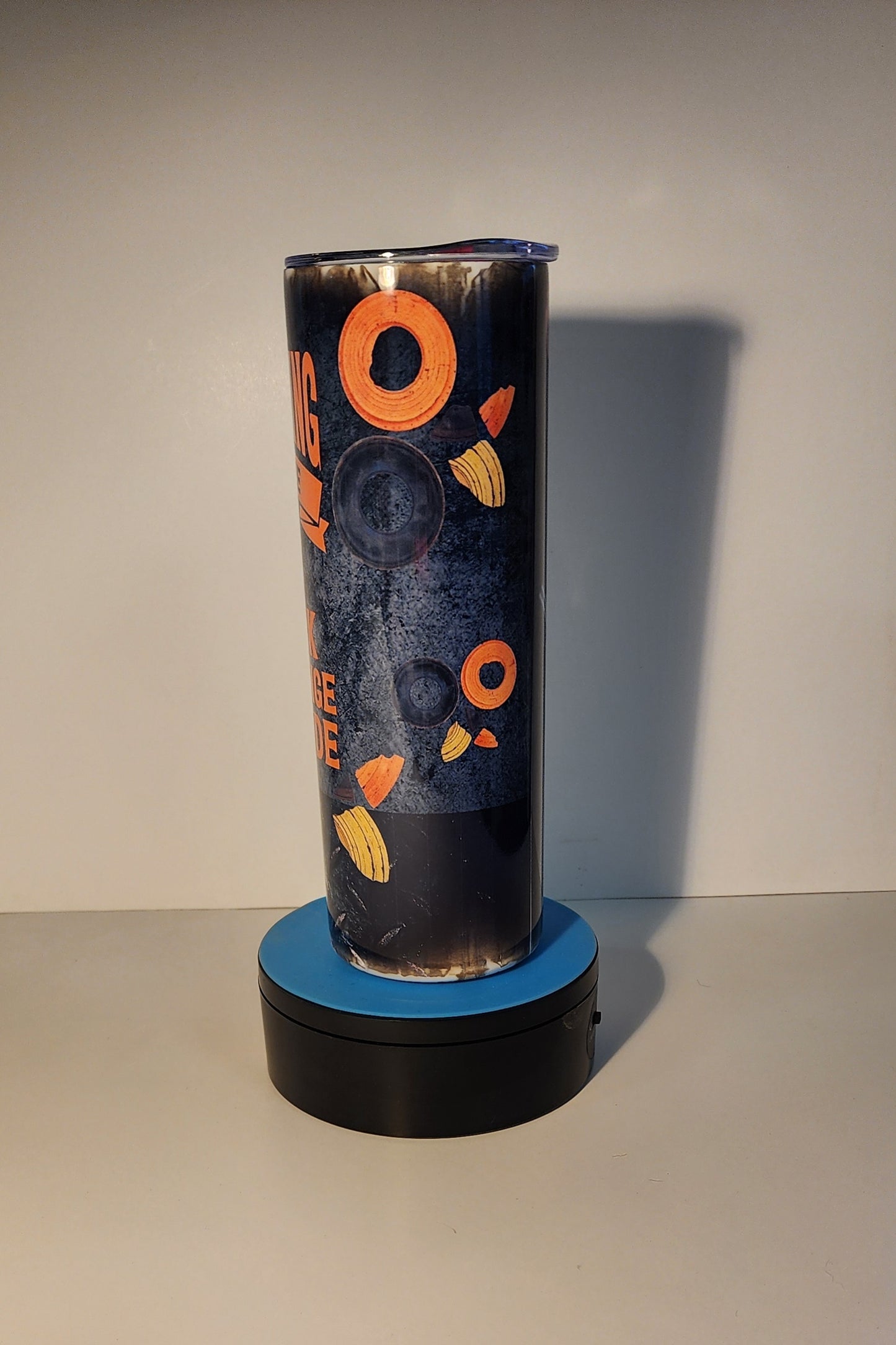 Yellow 8-“Send Me Trap Shooting” Tumbler