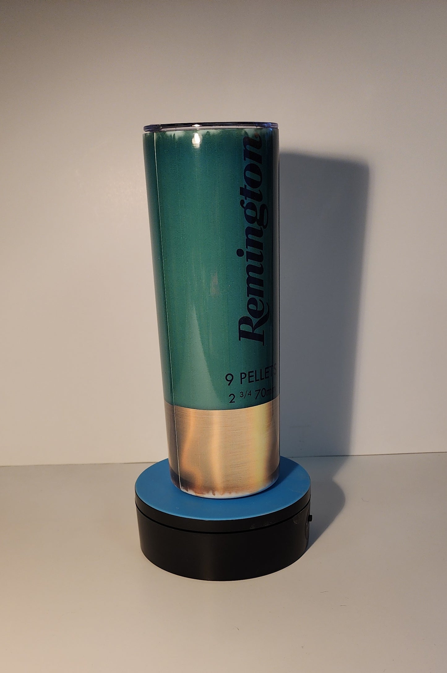 Yellow 9-Green Remington Shotgun Shell Tumbler