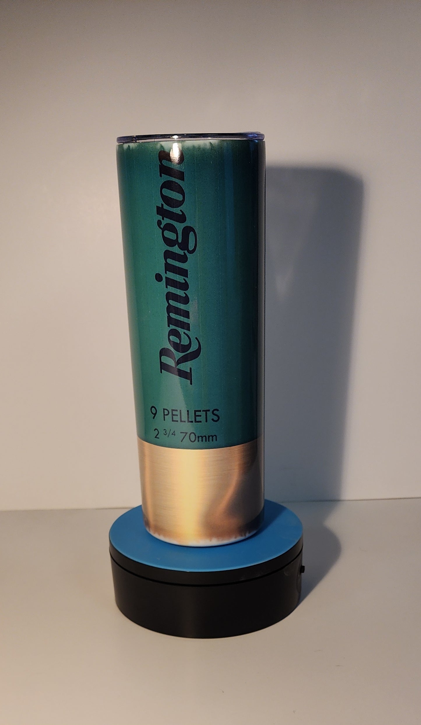 Yellow 9-Green Remington Shotgun Shell Tumbler