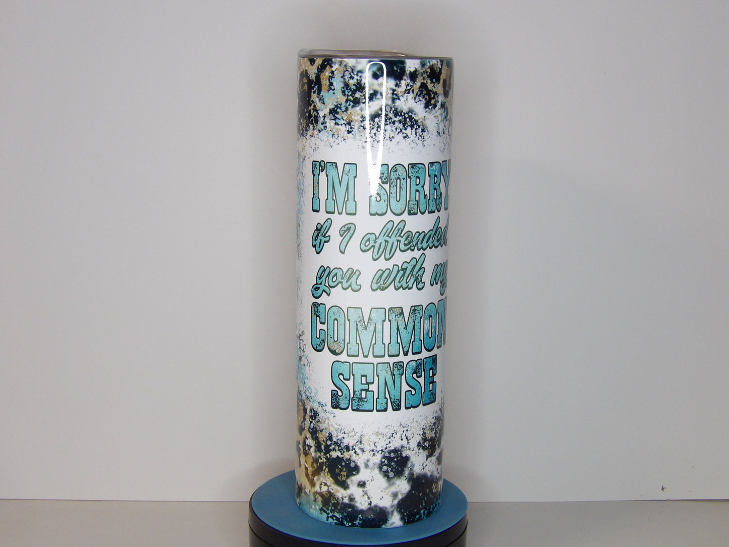 Yellow 33-"I'm Sorry If I Offended You With My Common Sense" 30 oz Tumbler