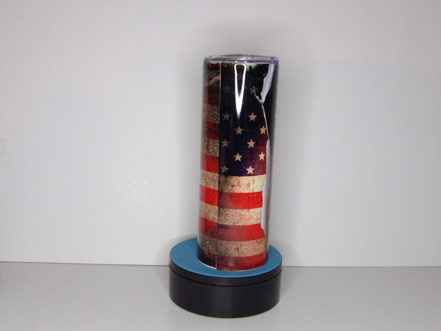 Dark Blue 23- American Veteran Tumbler – Made in USA, Served with Honor