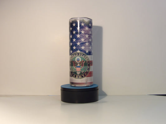 Dark Blue 15-American Flag with Military Dog Tags Design