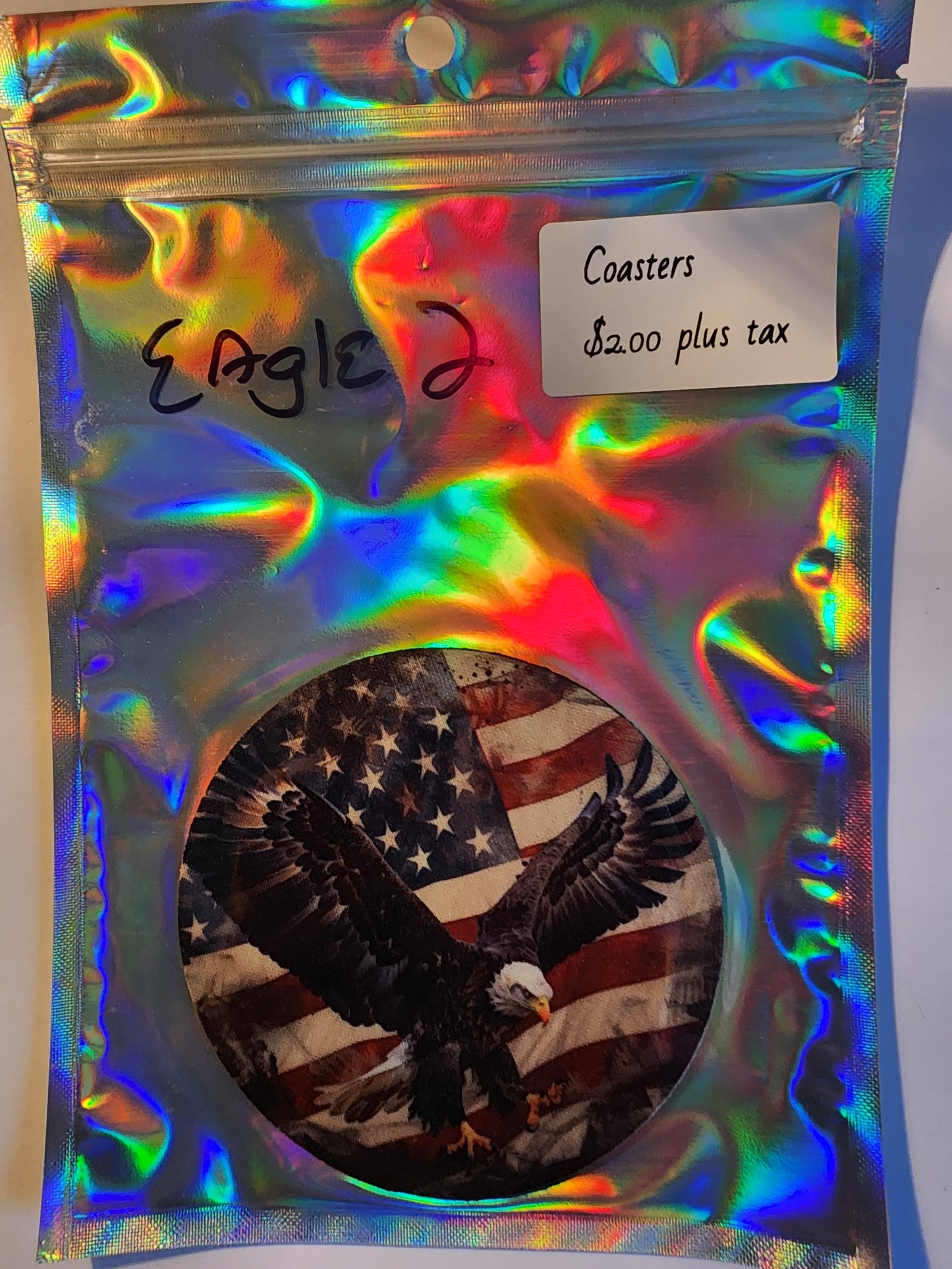 ☕ Coasters with Neoprene Bottom – Durable, Stylish & Made in the USA