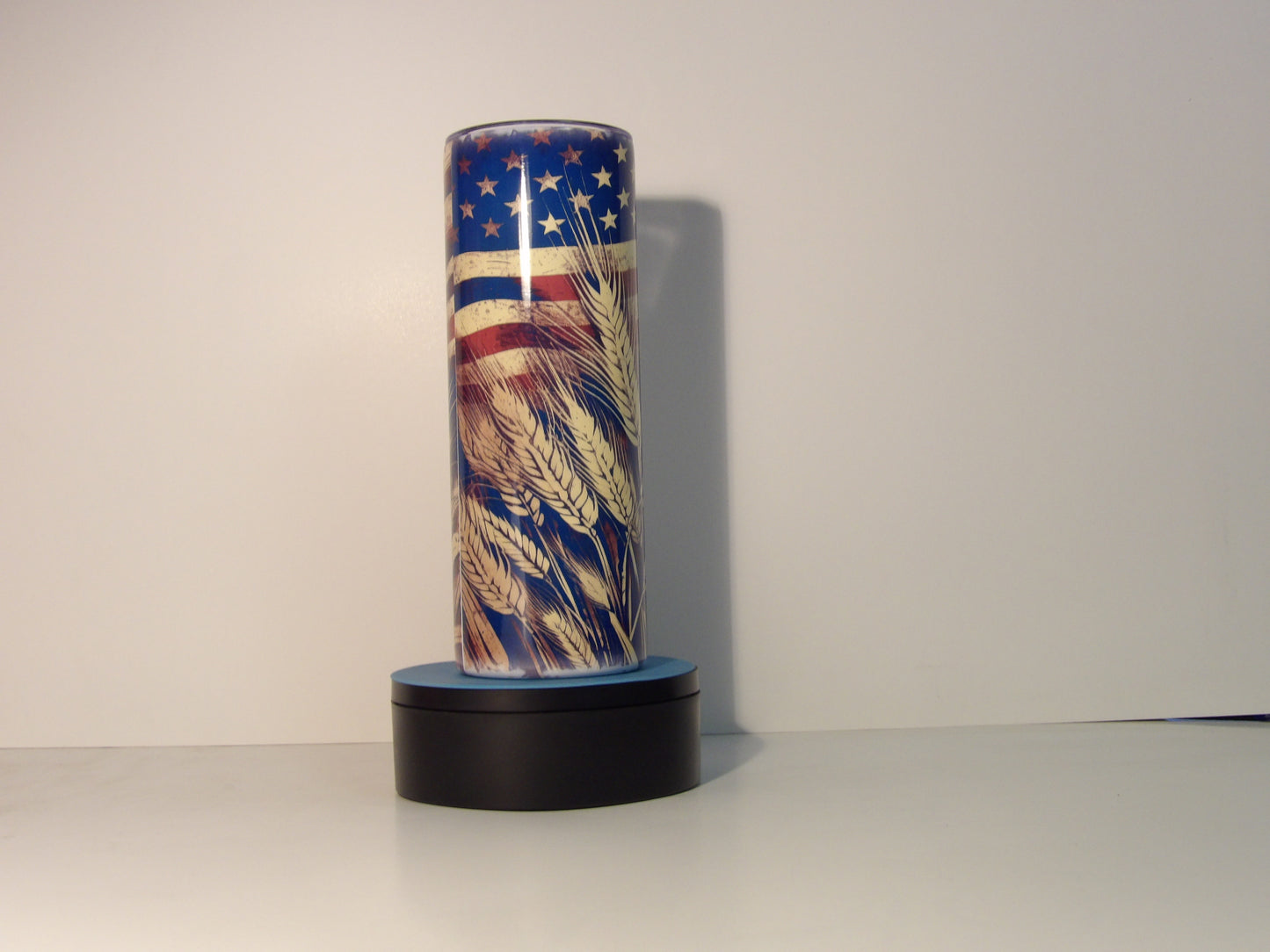 Light Blue 6-FFA Patriotic Tumbler – American Flag