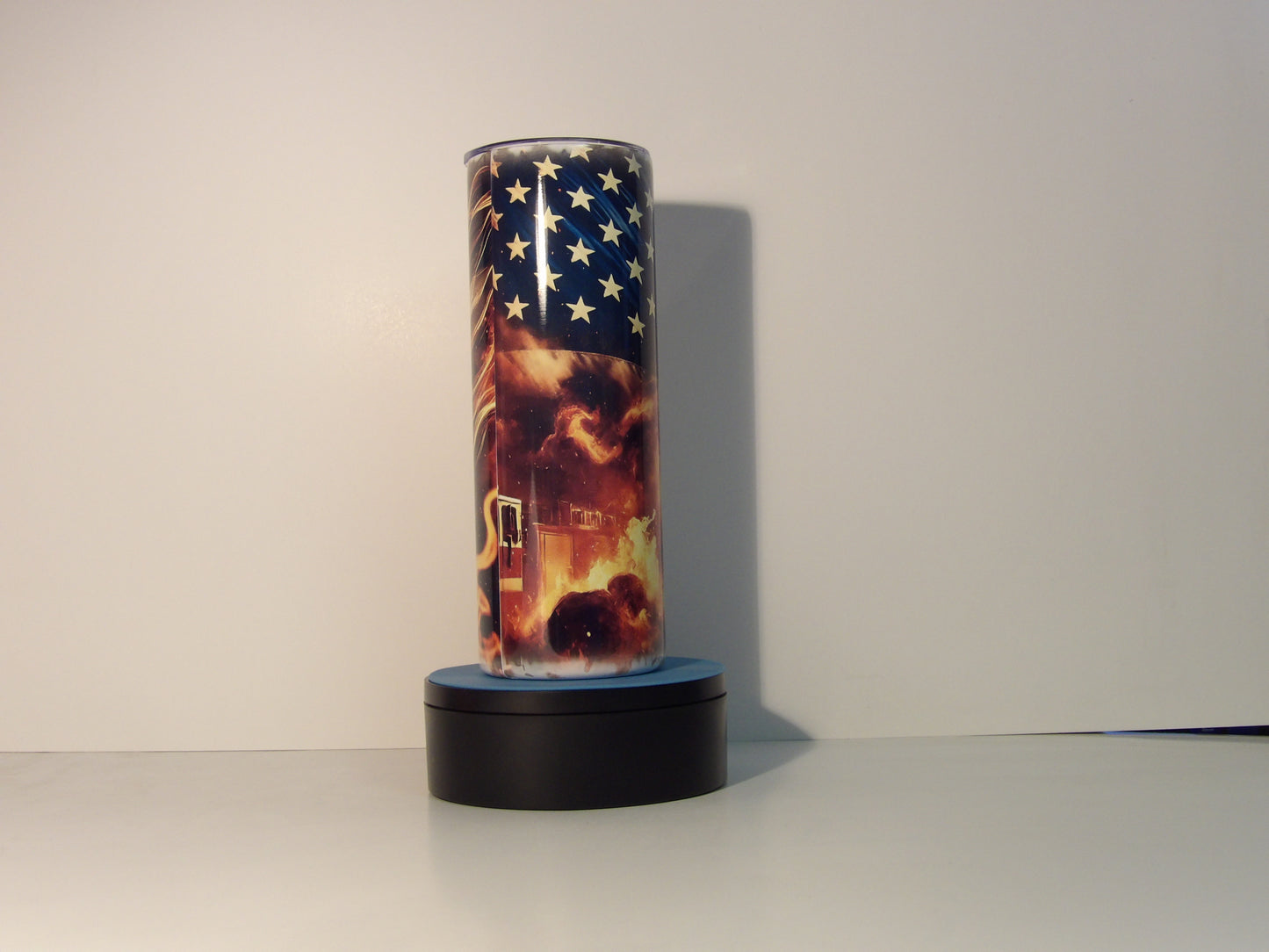 Pink 4-Firefighter Tumbler – Hero in the Flames