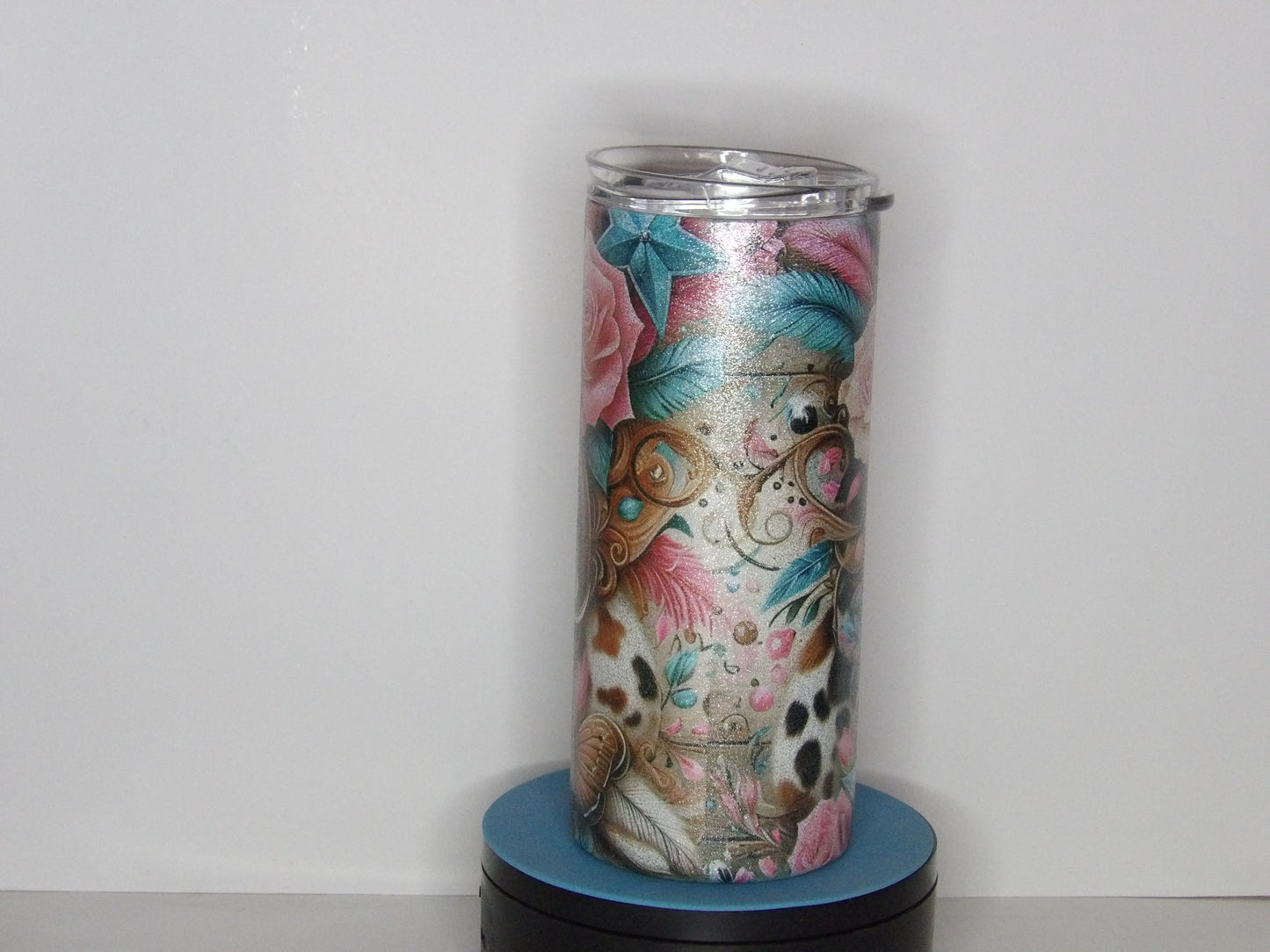 Glitter Sublimation Tumbler | Handmade & Custom Drinkware