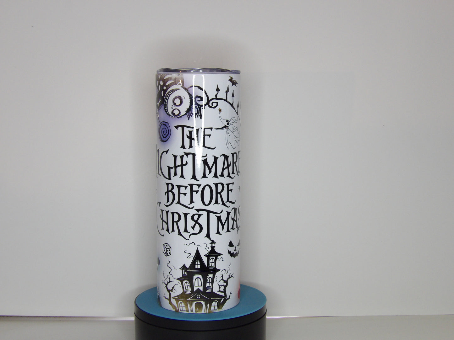 Yellow 19-NBC-π The Nightmare Before Christmas 20 oz Tumbler β Handmade in the USA with Straw
