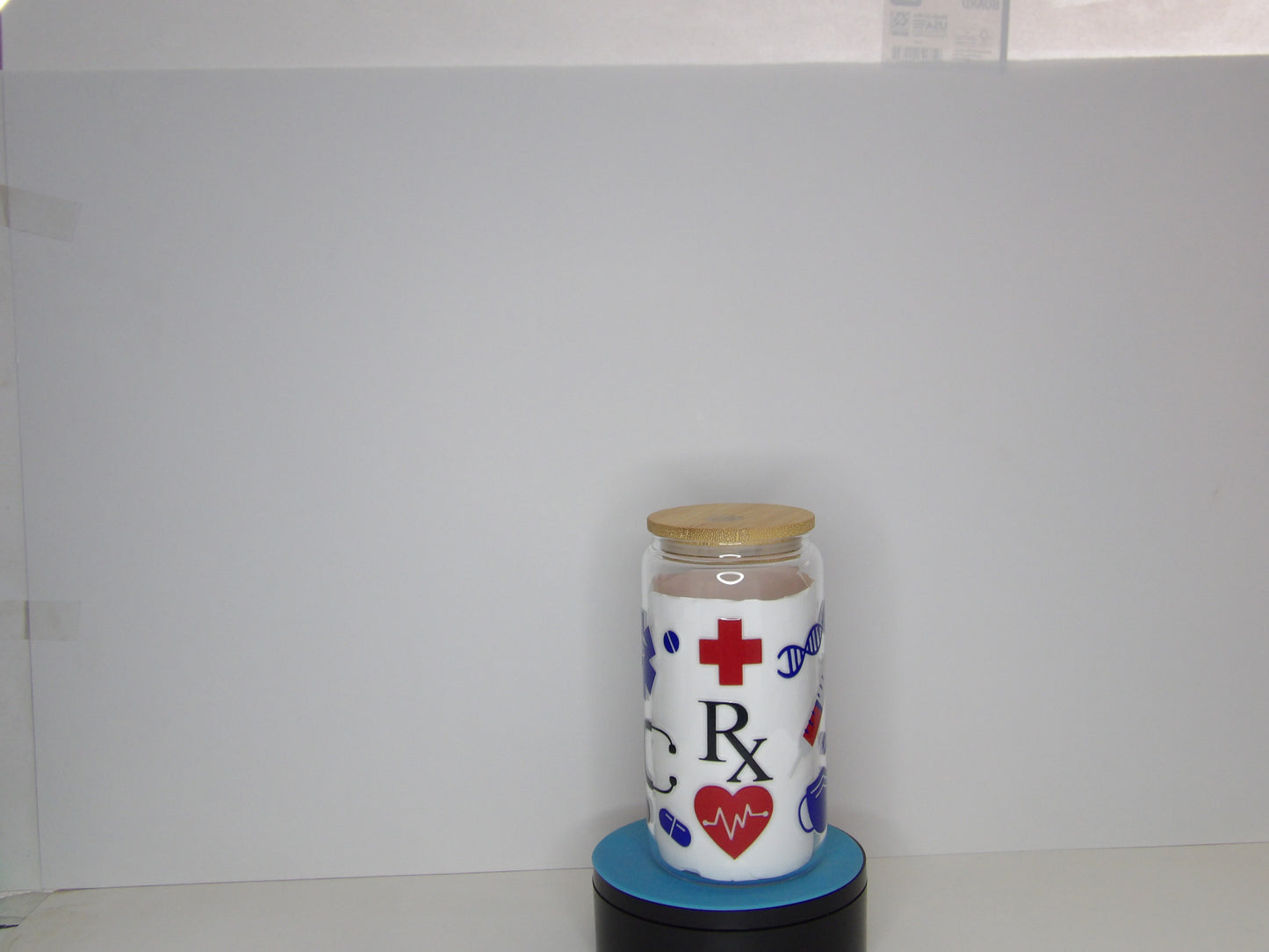 Pink 17-Pharmacy-Themed Glass Jar – A Perfect Gift for Pharmacists & Pharmacy Technicians