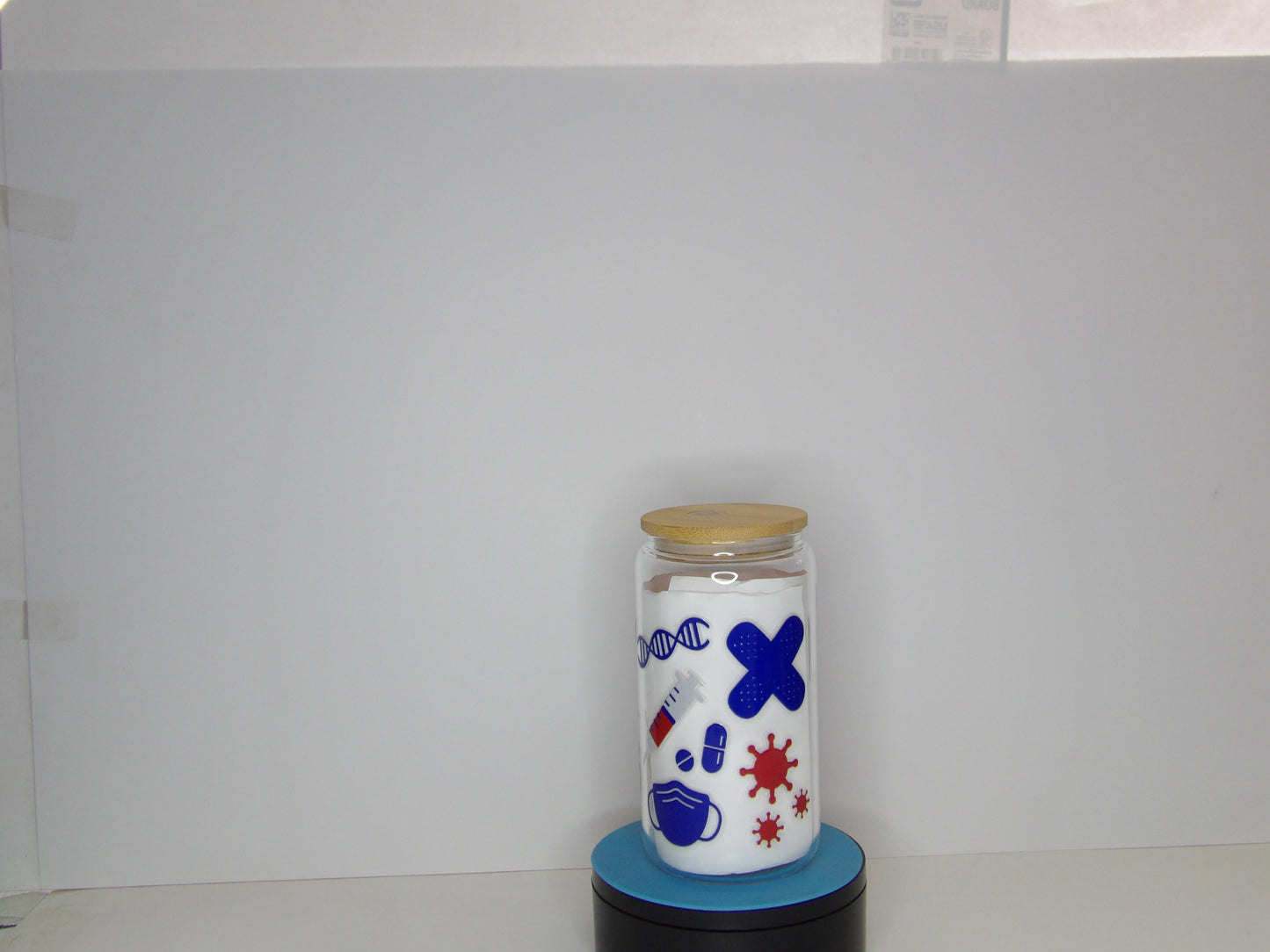 Pink 17-Pharmacy-Themed Glass Jar – A Perfect Gift for Pharmacists & Pharmacy Technicians
