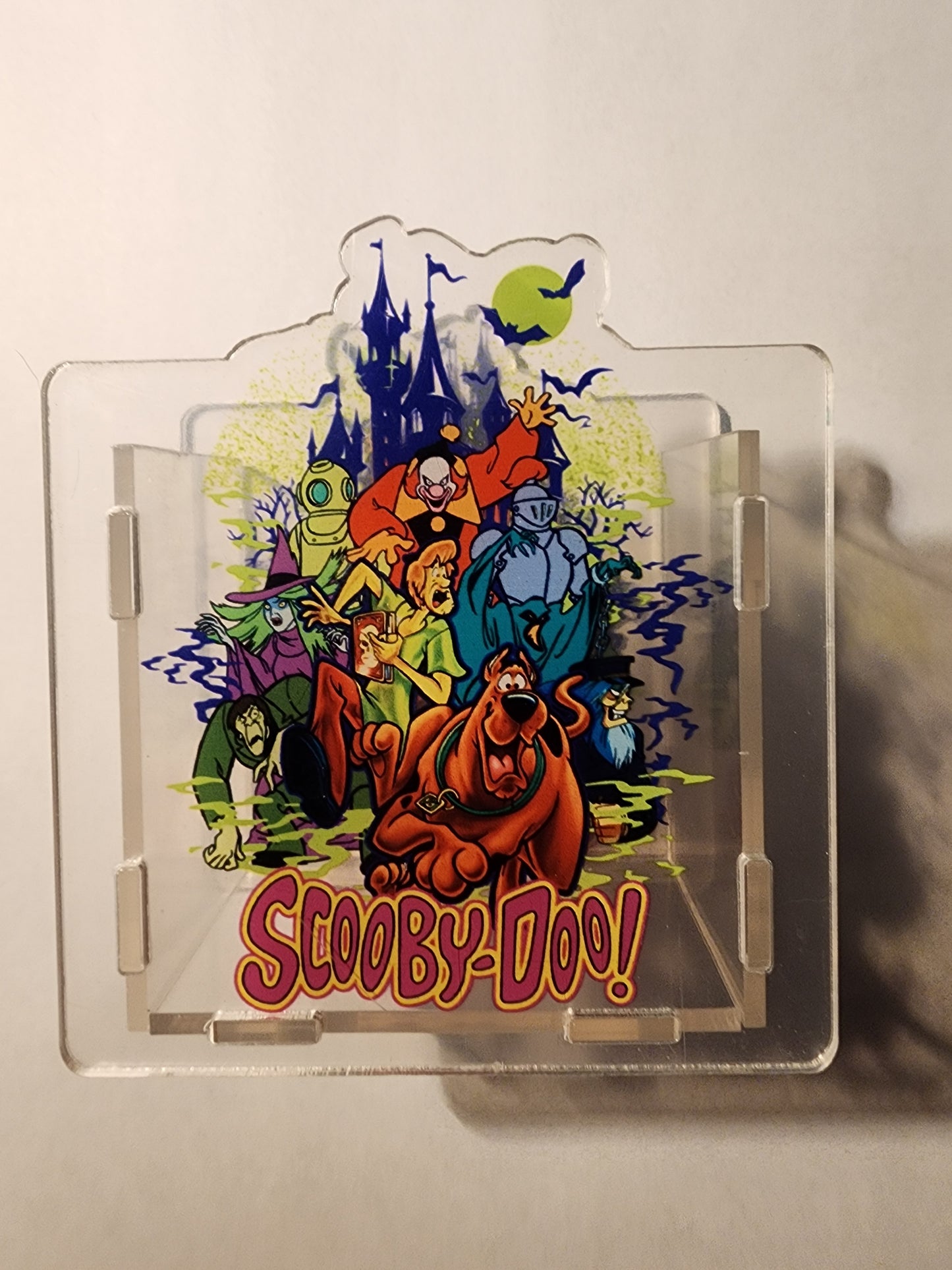 Acrylic Pen Holder with Decorative Front & Back – Made in the USA