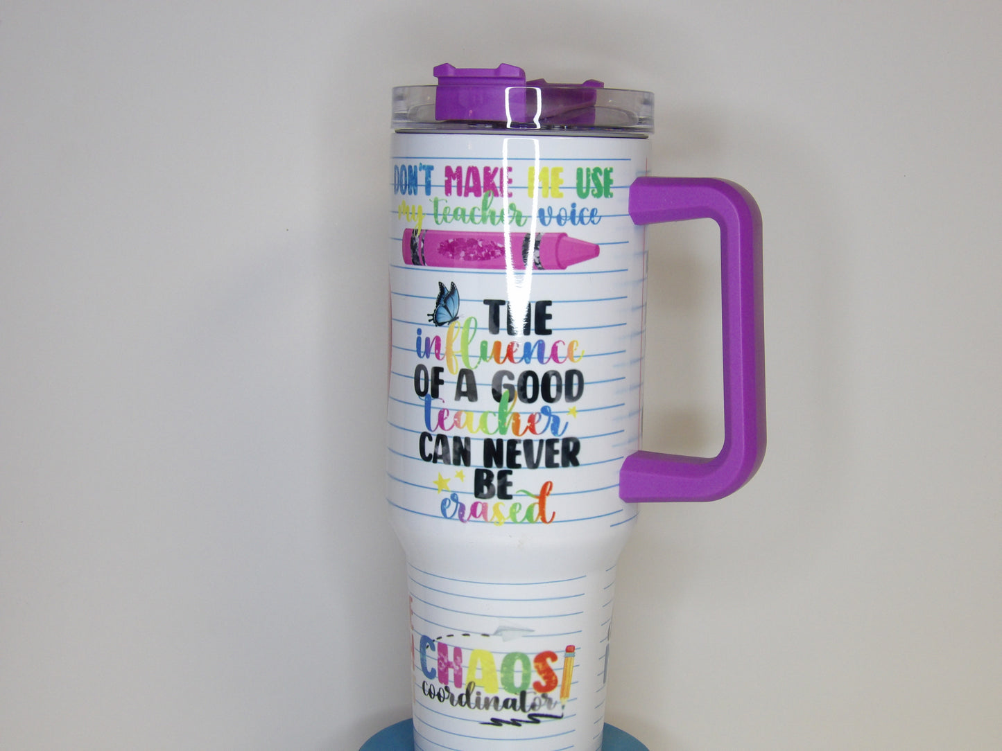 Teach, Love, Inspire 40oz Tumbler with Handle