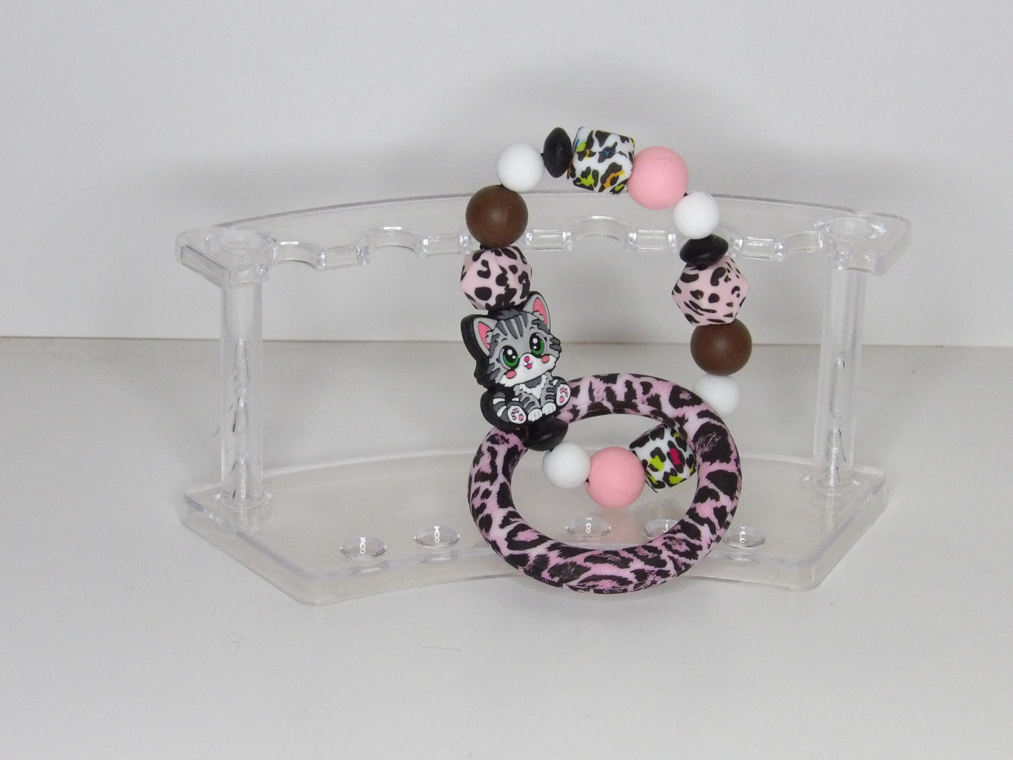 Handmade Silicone and Beaded Teething Rings – Baby Teether, USA Made (Copy)
