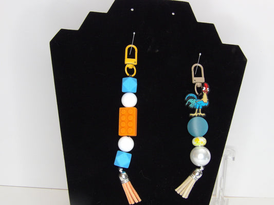 Handmade Beaded Zipper Pull – Stylish Bag Charm, USA Made