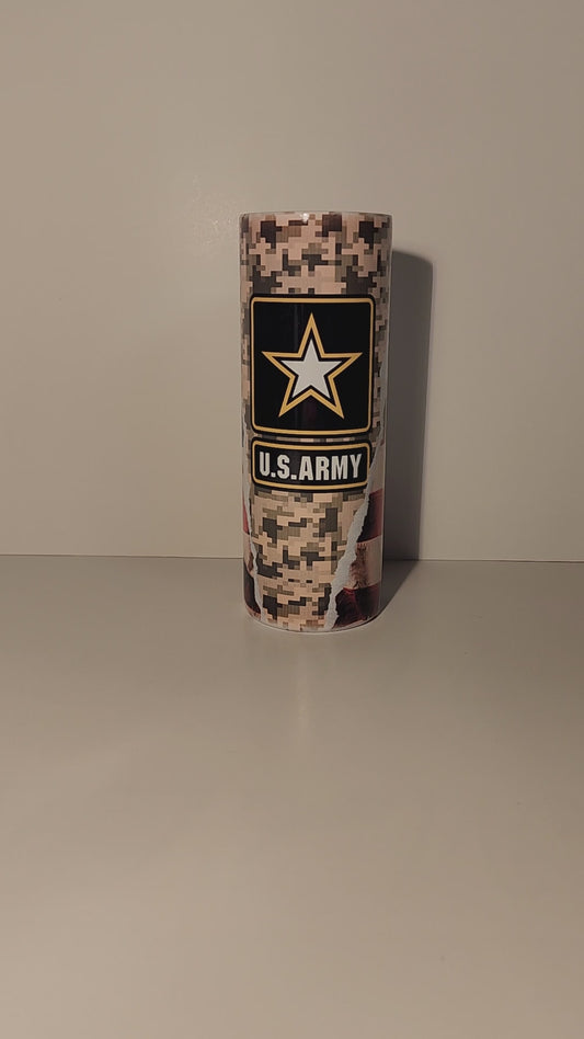 Dark Blue-14-U.S. Army Patriotic Tumbler
