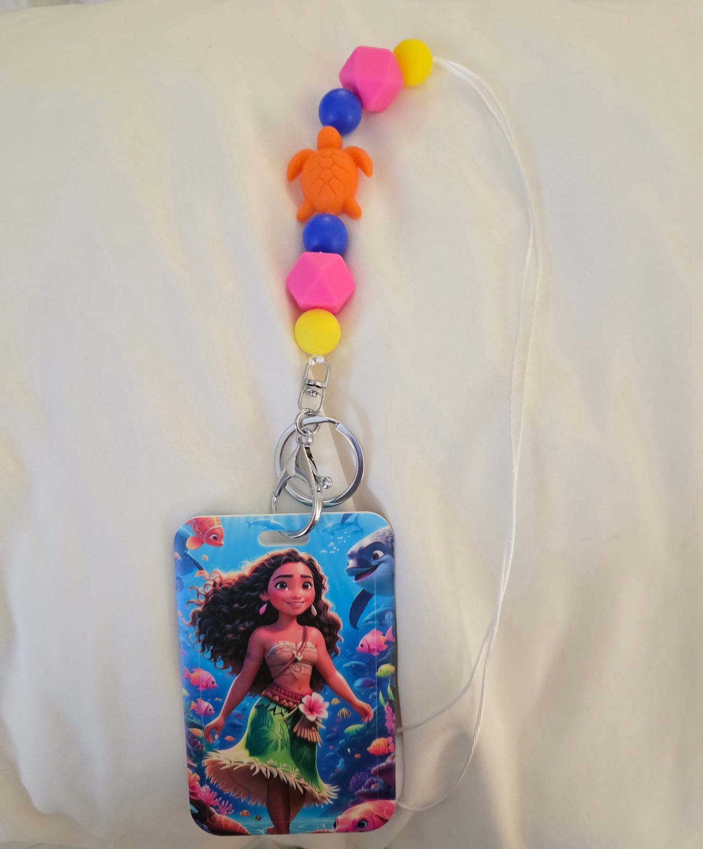 Handmade Beaded Lanyards with Themed Badge Holders
