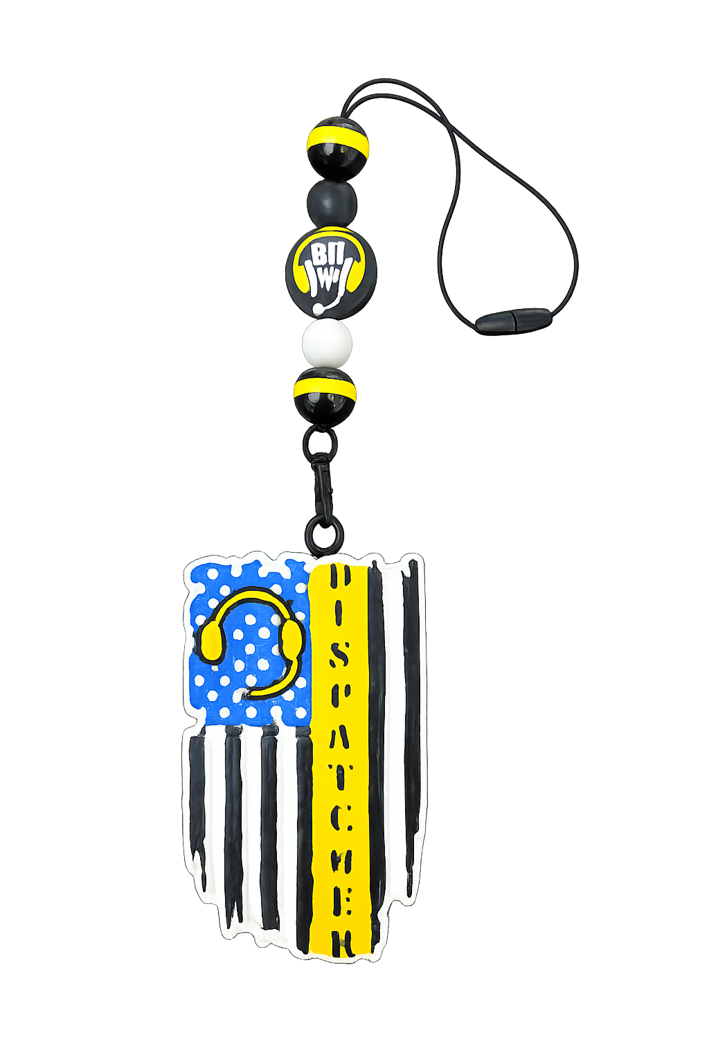 Handmade Car Freshie with Lanyard โ Scented Car Charm | Made in the USA