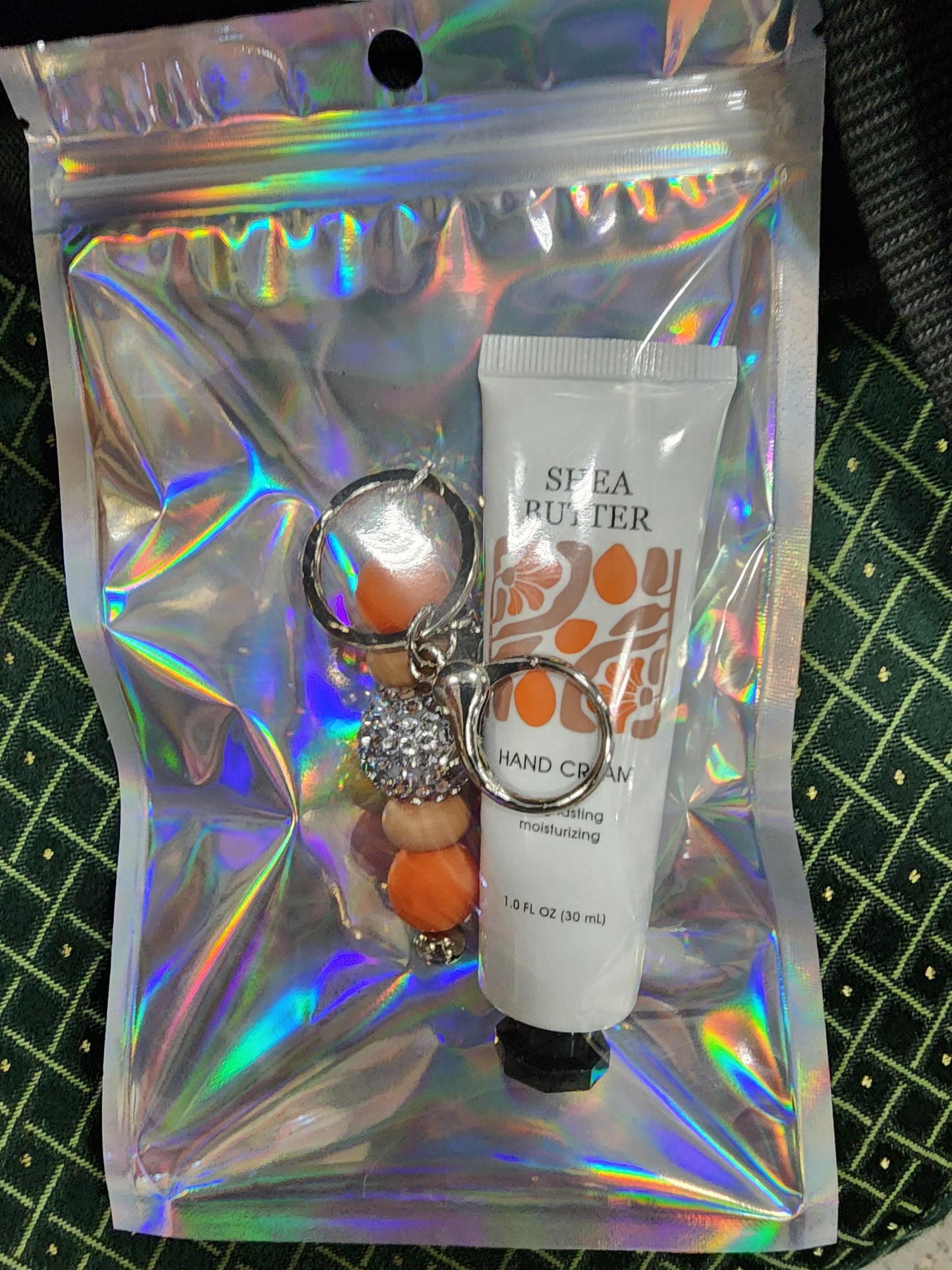 Mini Beaded Keychain with Lotion