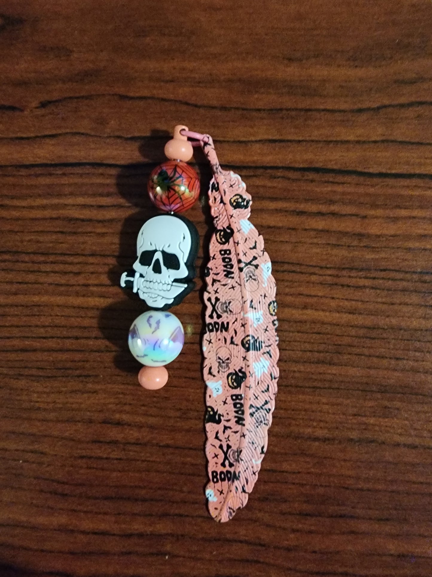 Handmade Holiday Beaded Bookmark — Made in the USA