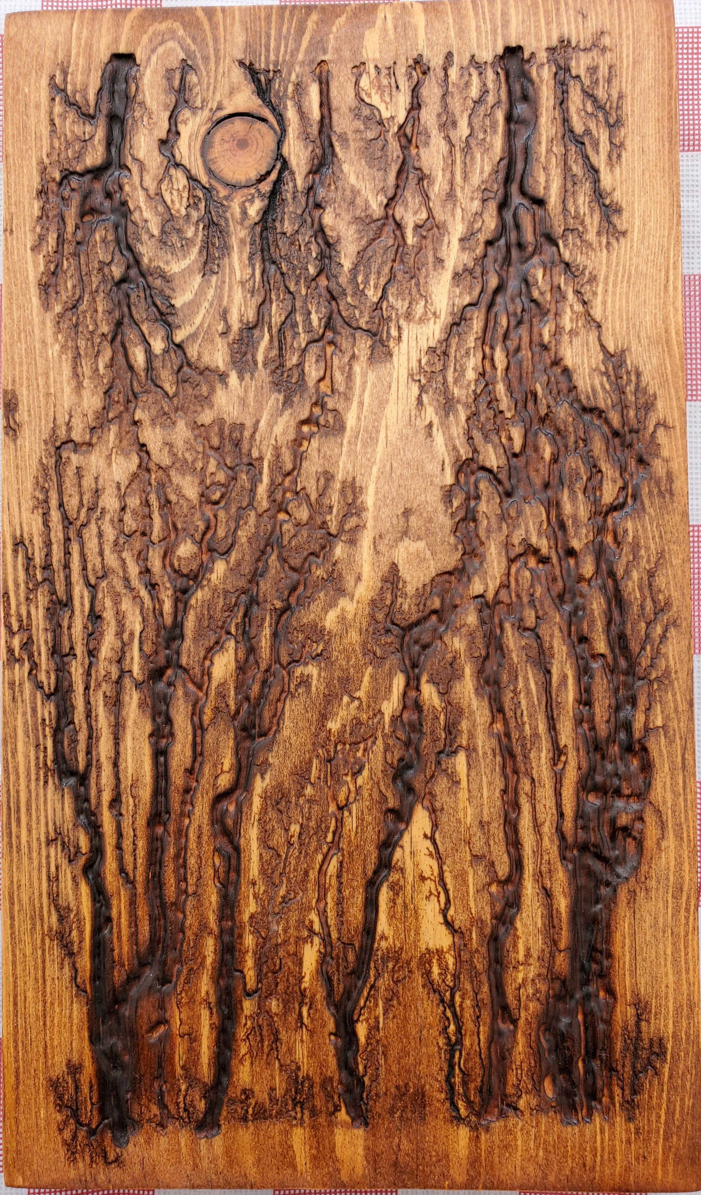 English Chestnut Fractal Burn Board