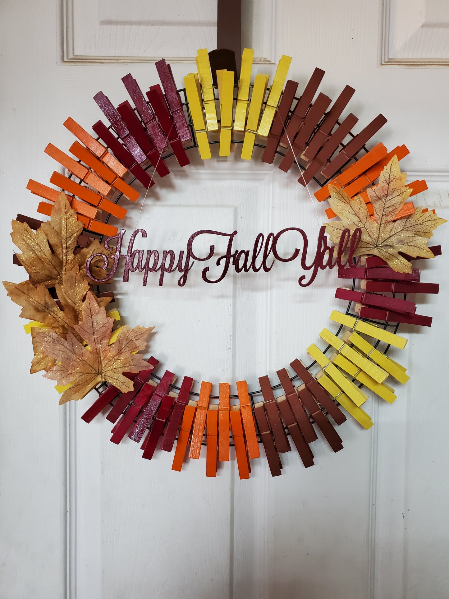 Custom Clothespin Wreaths