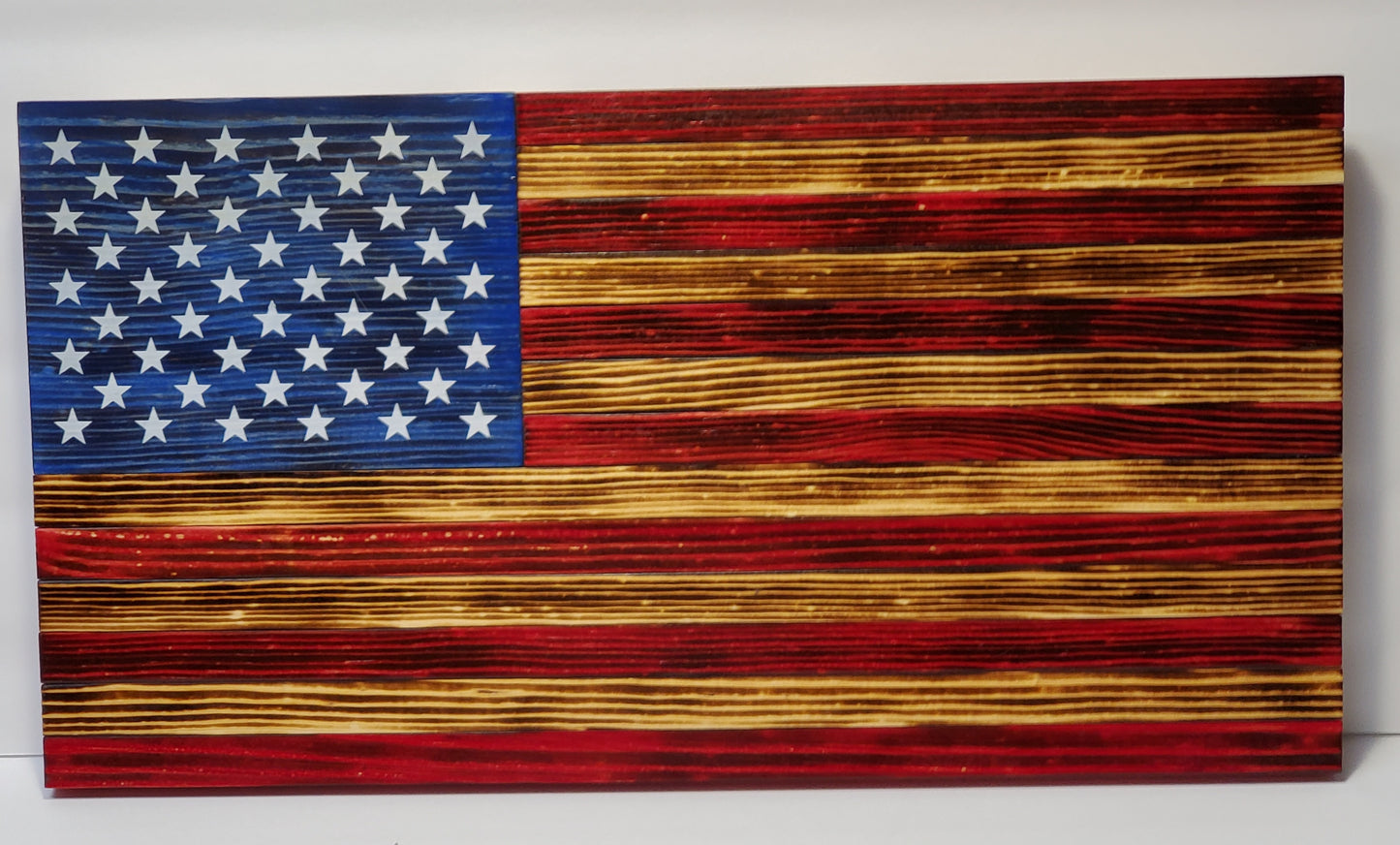 Custom Small Wooden American Rustic Flag