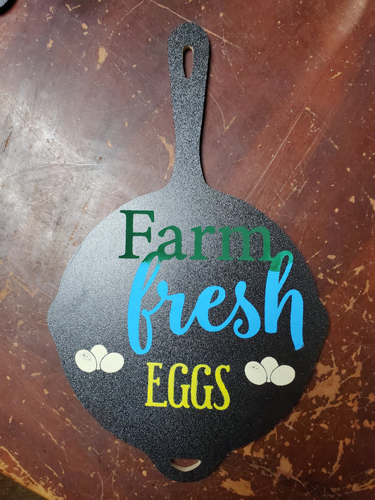 Farm Fresh Eggs Skillet Sign