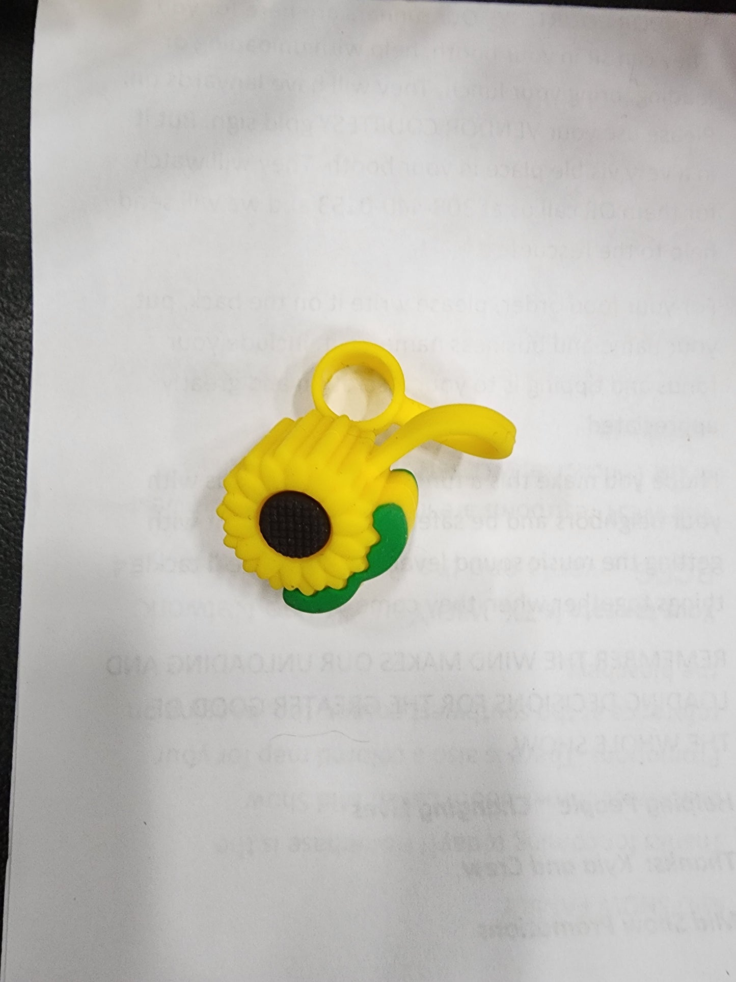 Chunky Bow Straw Topper