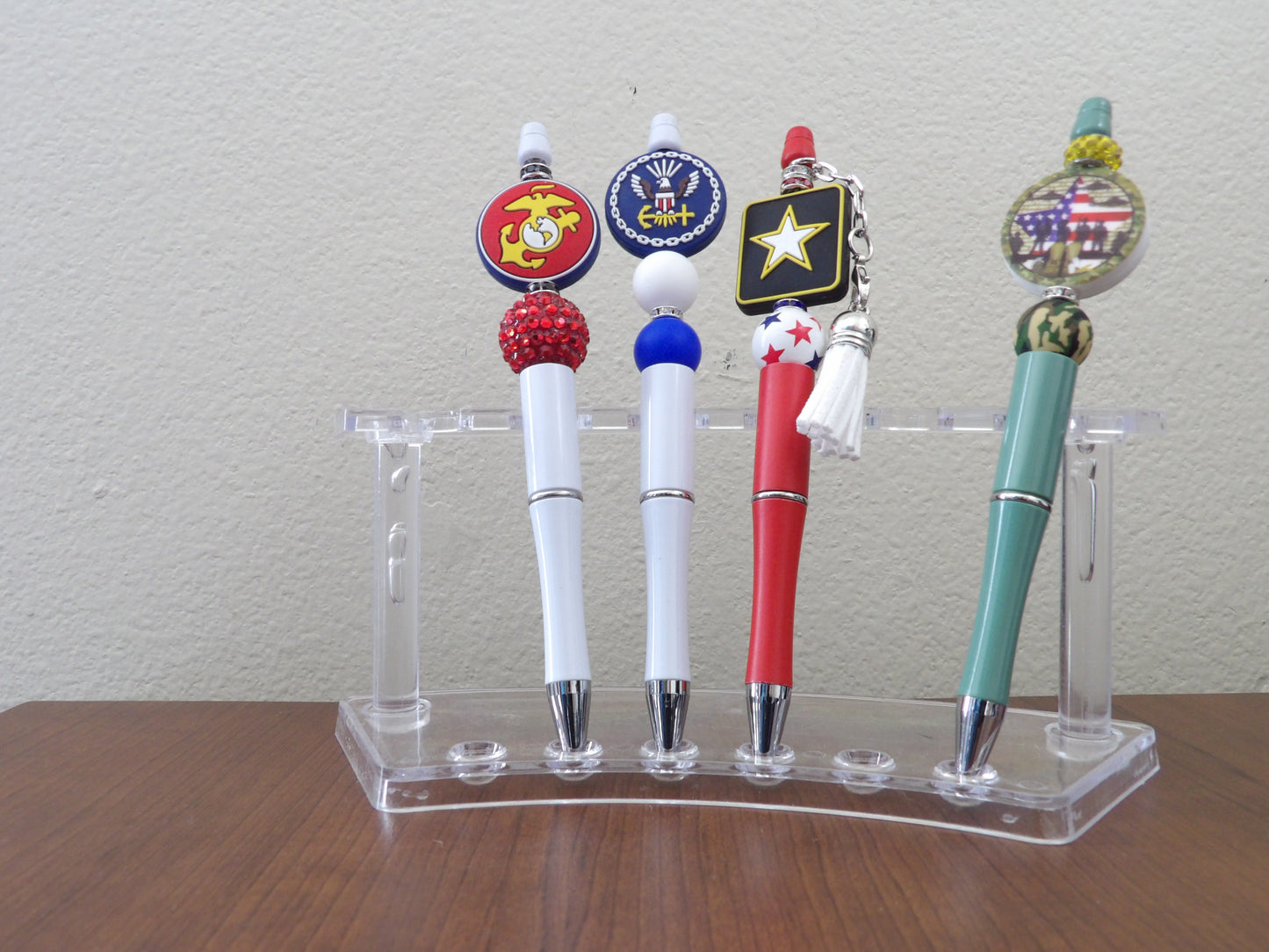 🖊️ Military Beaded Pens – Handmade Patriotic Pens to Honor Our Heroes