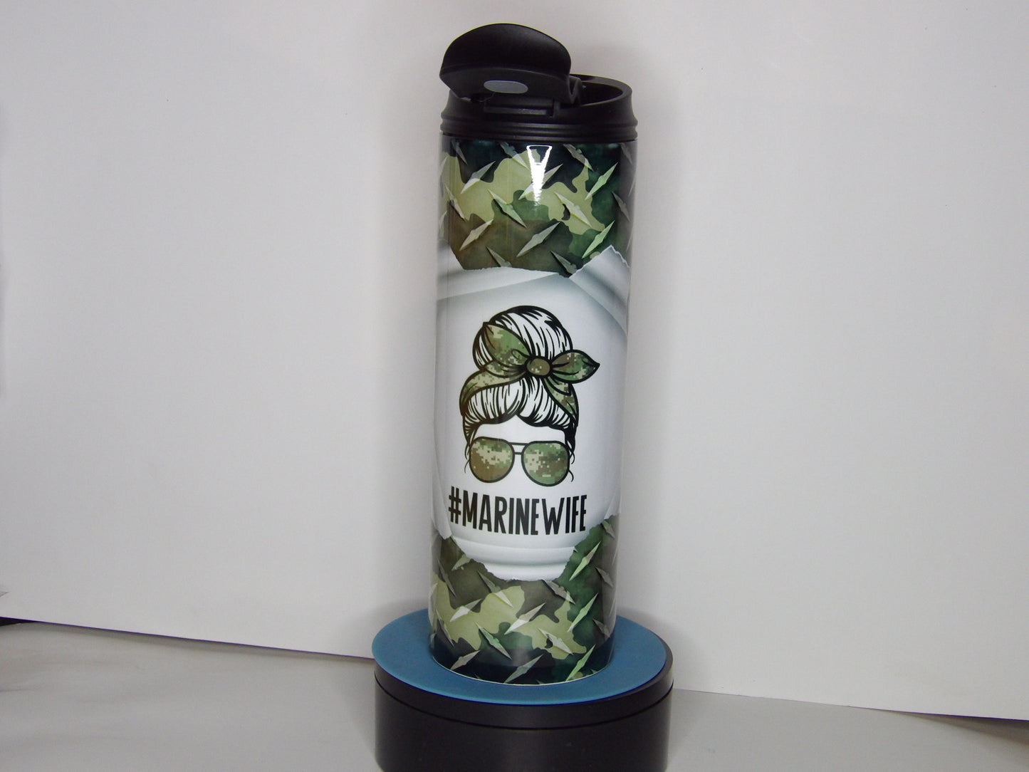 Handmade Dual Lid Tumbler –20 oz Hot & Cold Drinkware | Made in the USA