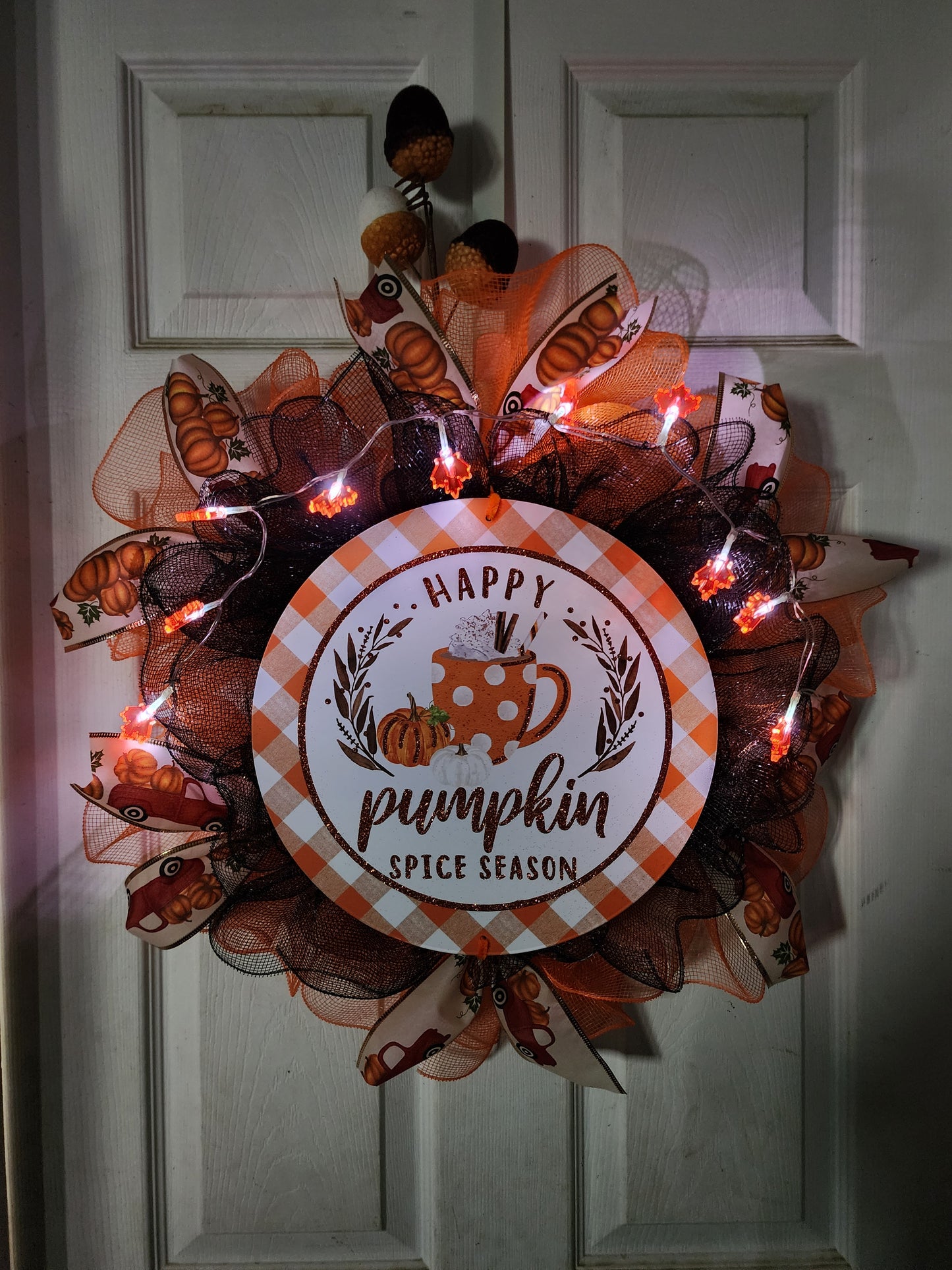 Happy Pumpkin Spice Season Wreath