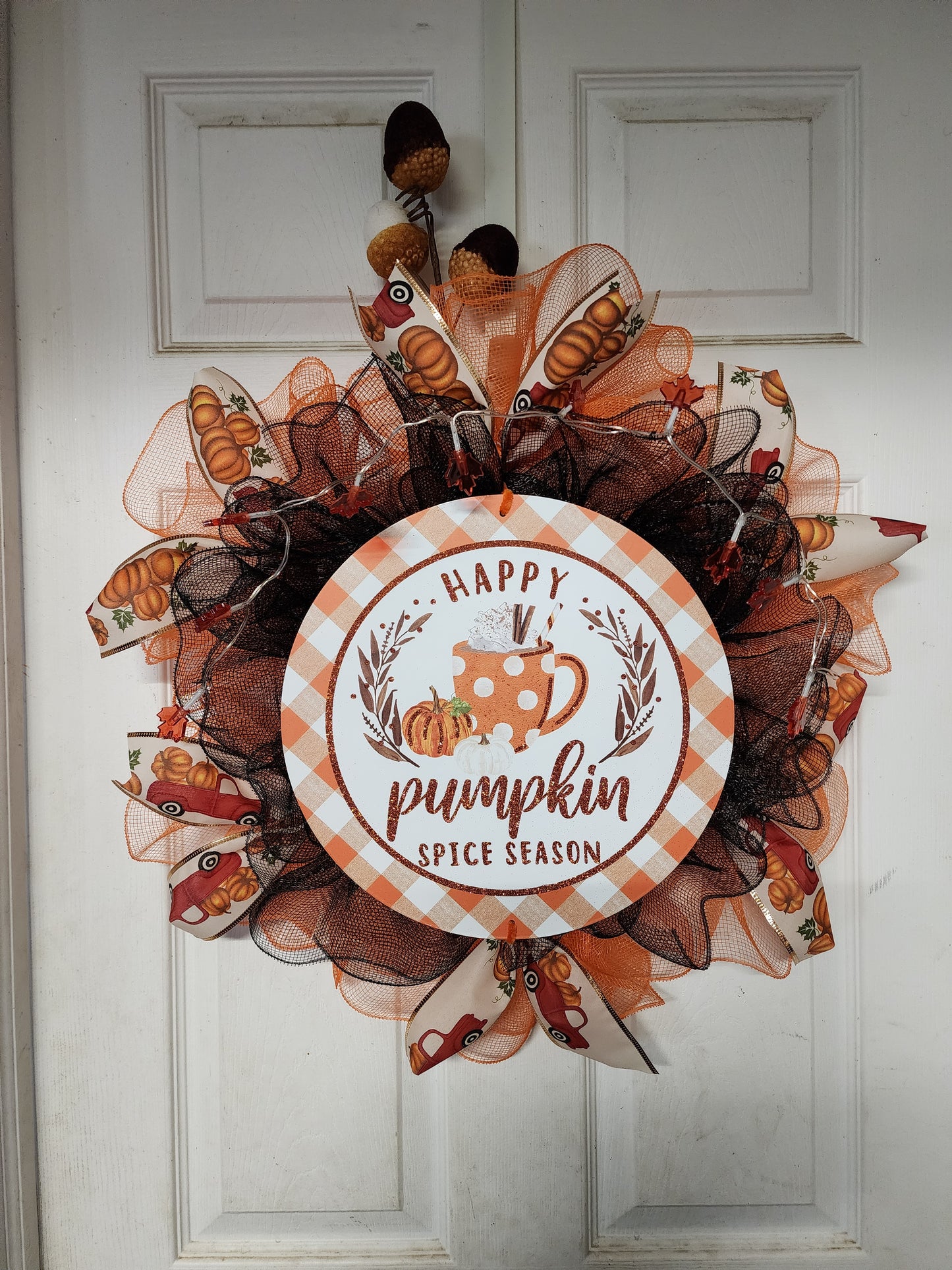 Happy Pumpkin Spice Season Wreath