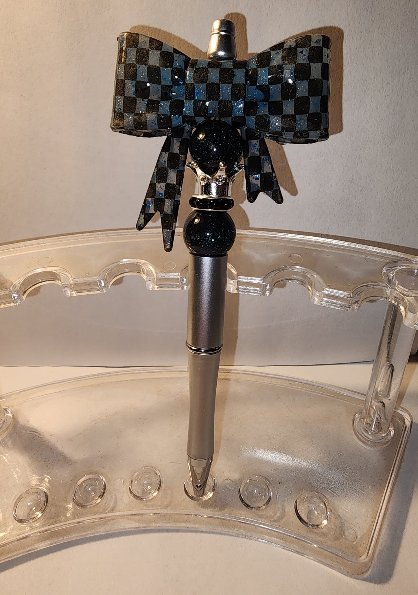 Beaded Pen with Silicone Bow