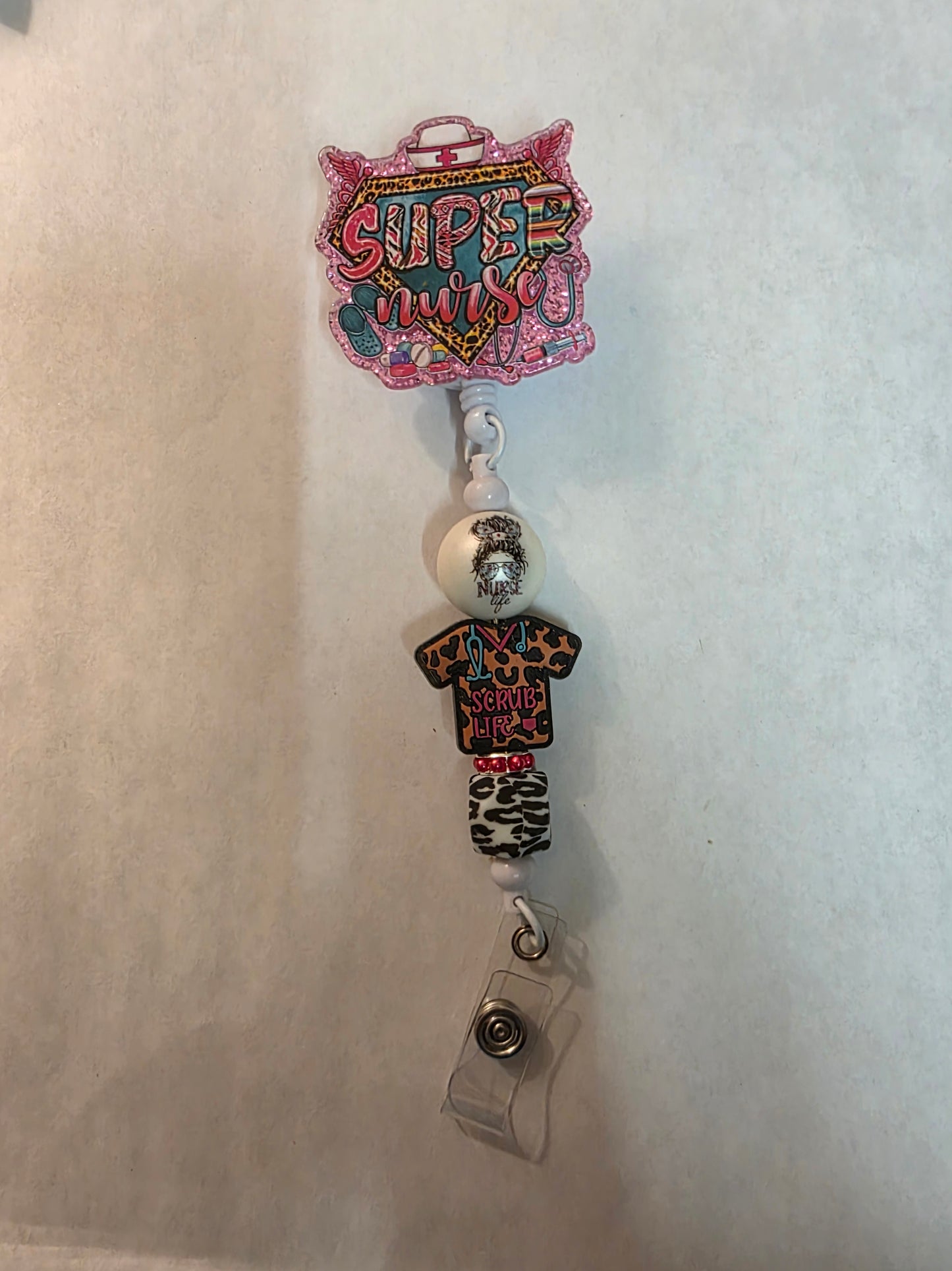 Beaded and Acrylic Badge Reels