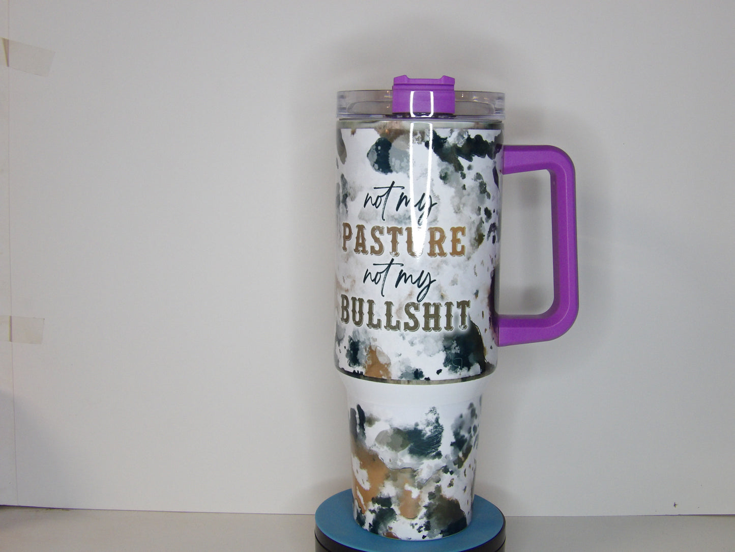 Red 21-40oz “Not Today Heifer” Tumbler
