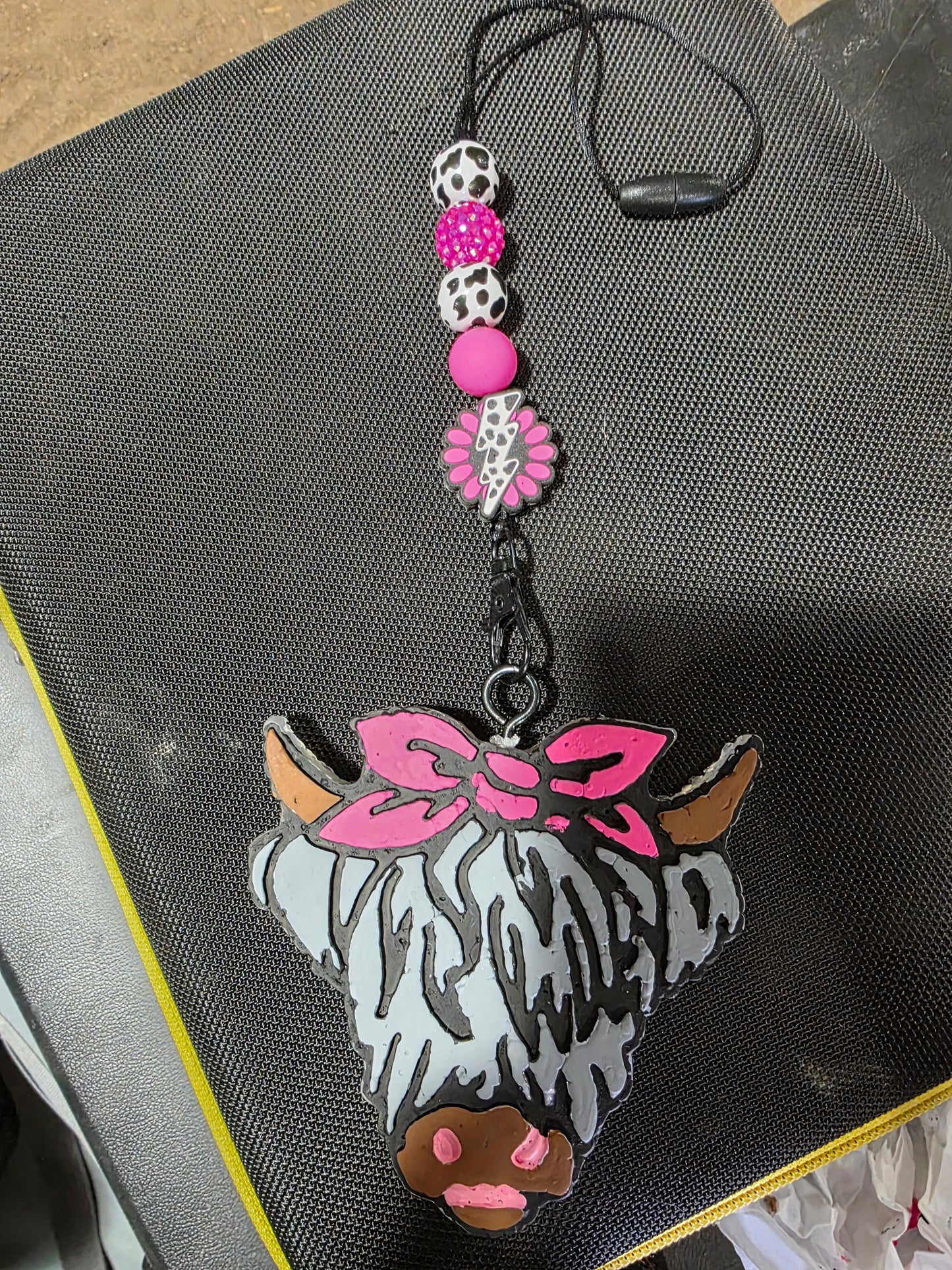 Handmade Car Freshie with Lanyard – Scented Car Charm | Made in the USA