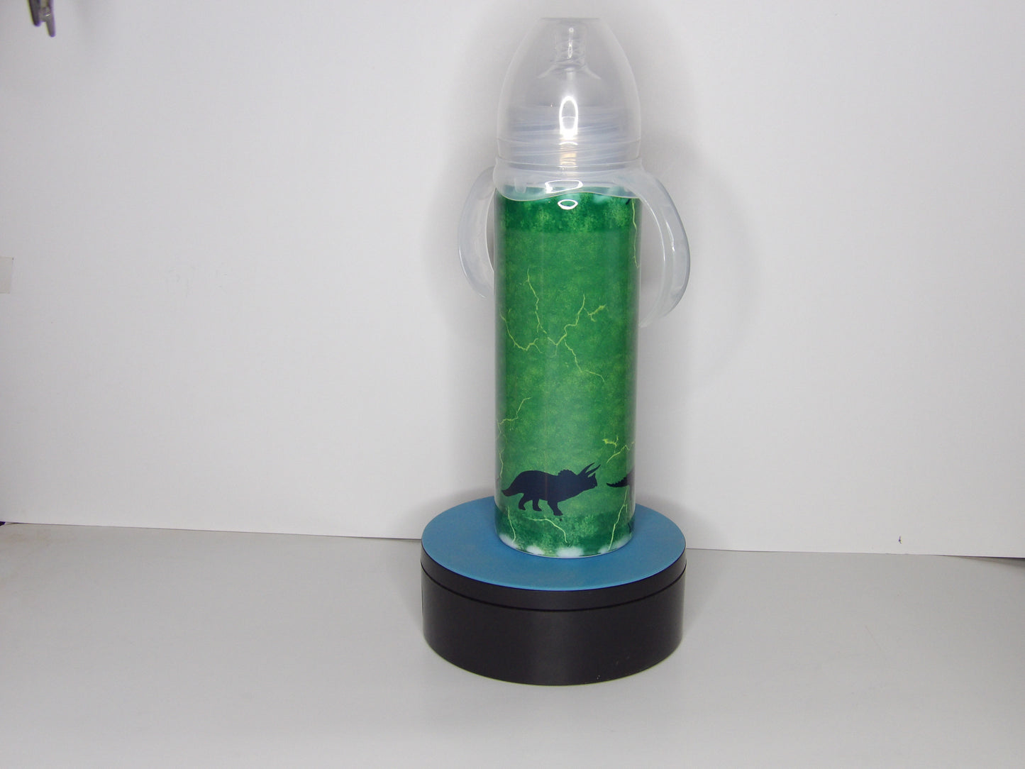 Handmade 8oz Baby Bottle with Handles – Multiple Designs – Made in the USA
