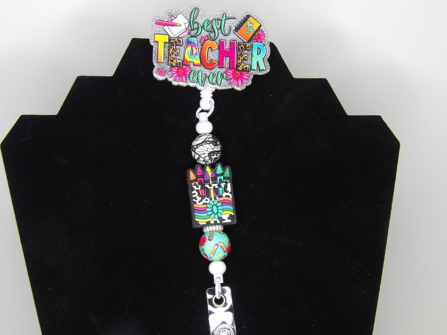 Beaded and Acrylic Badge Reels