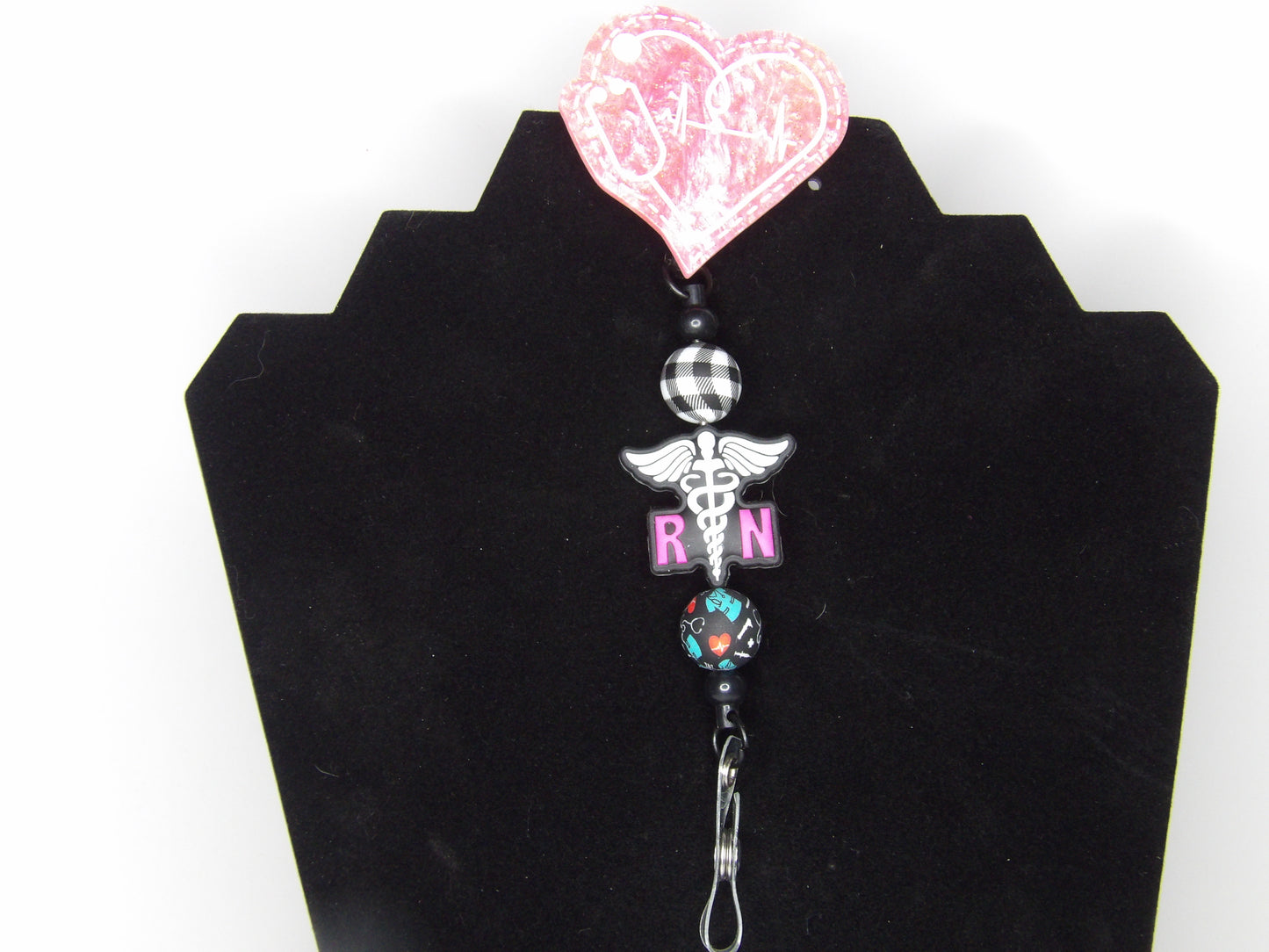 Beaded and Acrylic Badge Reels