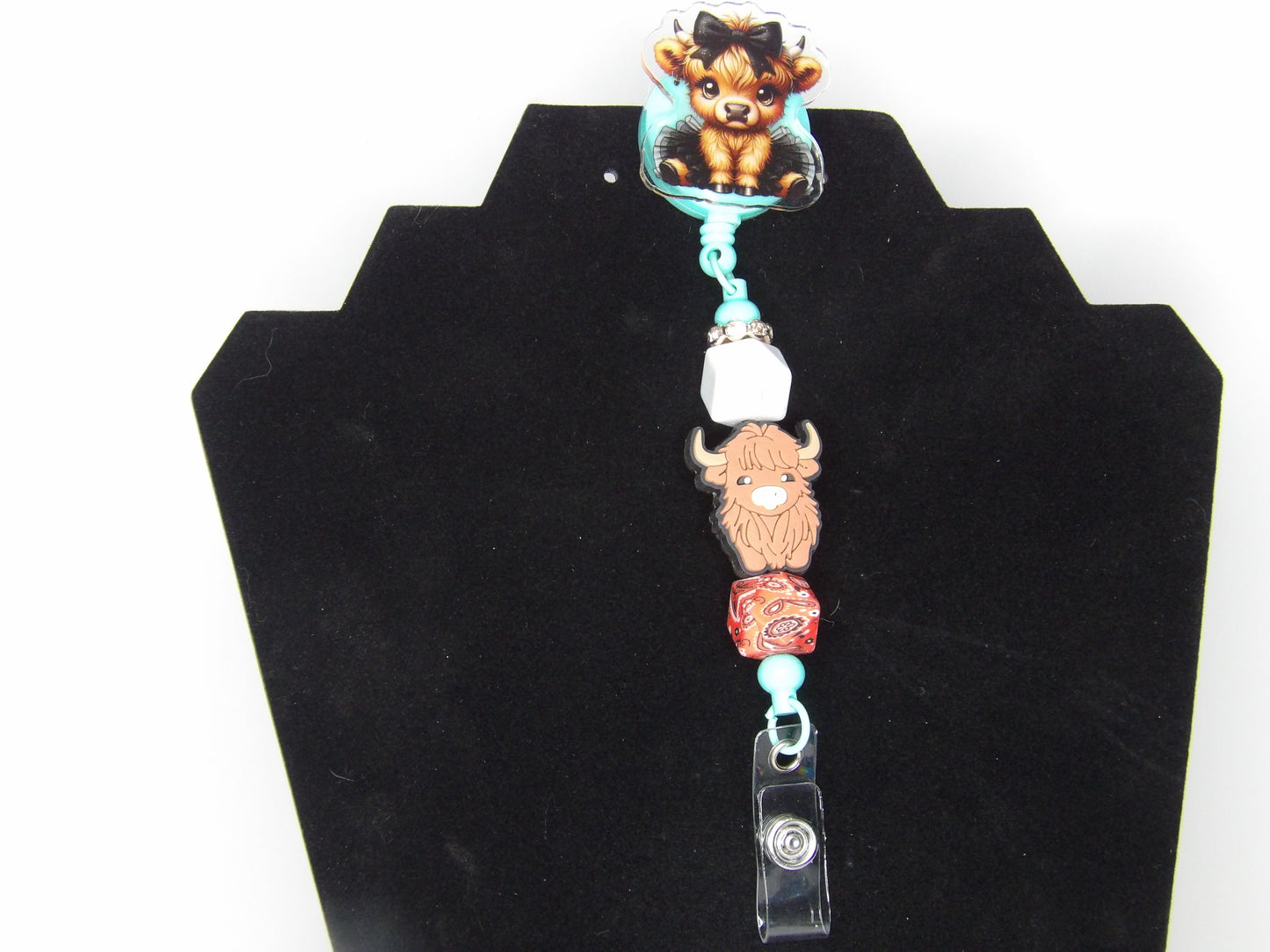 Beaded and Acrylic Badge Reels